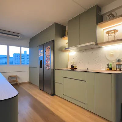 Customer home photo 2: 13 Storage & Organisation Tips for an Open Concept Minimalist Kitchen!