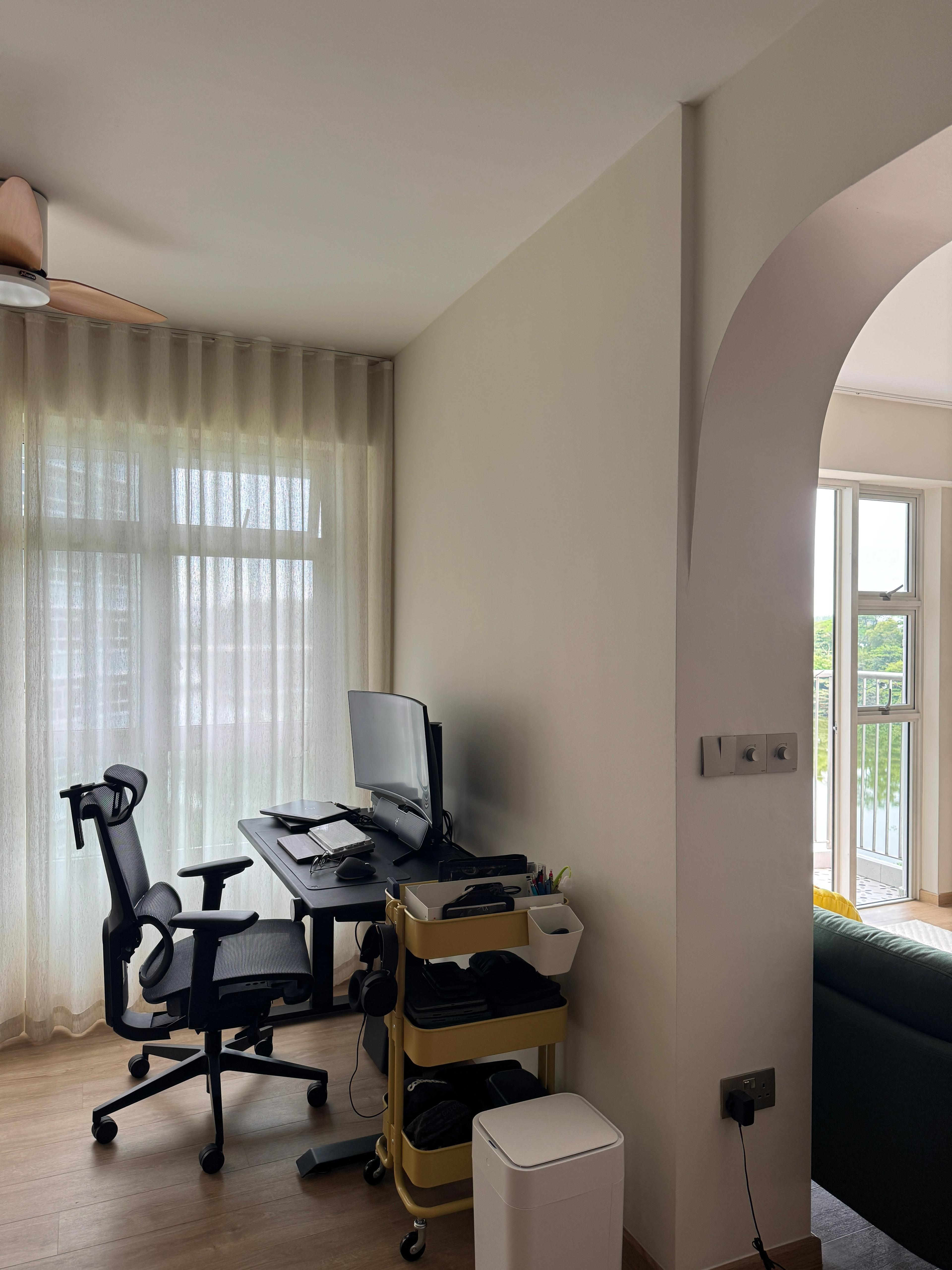 Inside Our Open-Concept Home Workspace