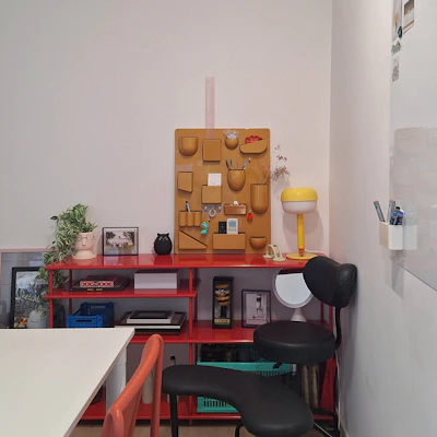 Customer home photo 24: My colourful maximalist eclectic workspace ❤️🧡💛💚💙
