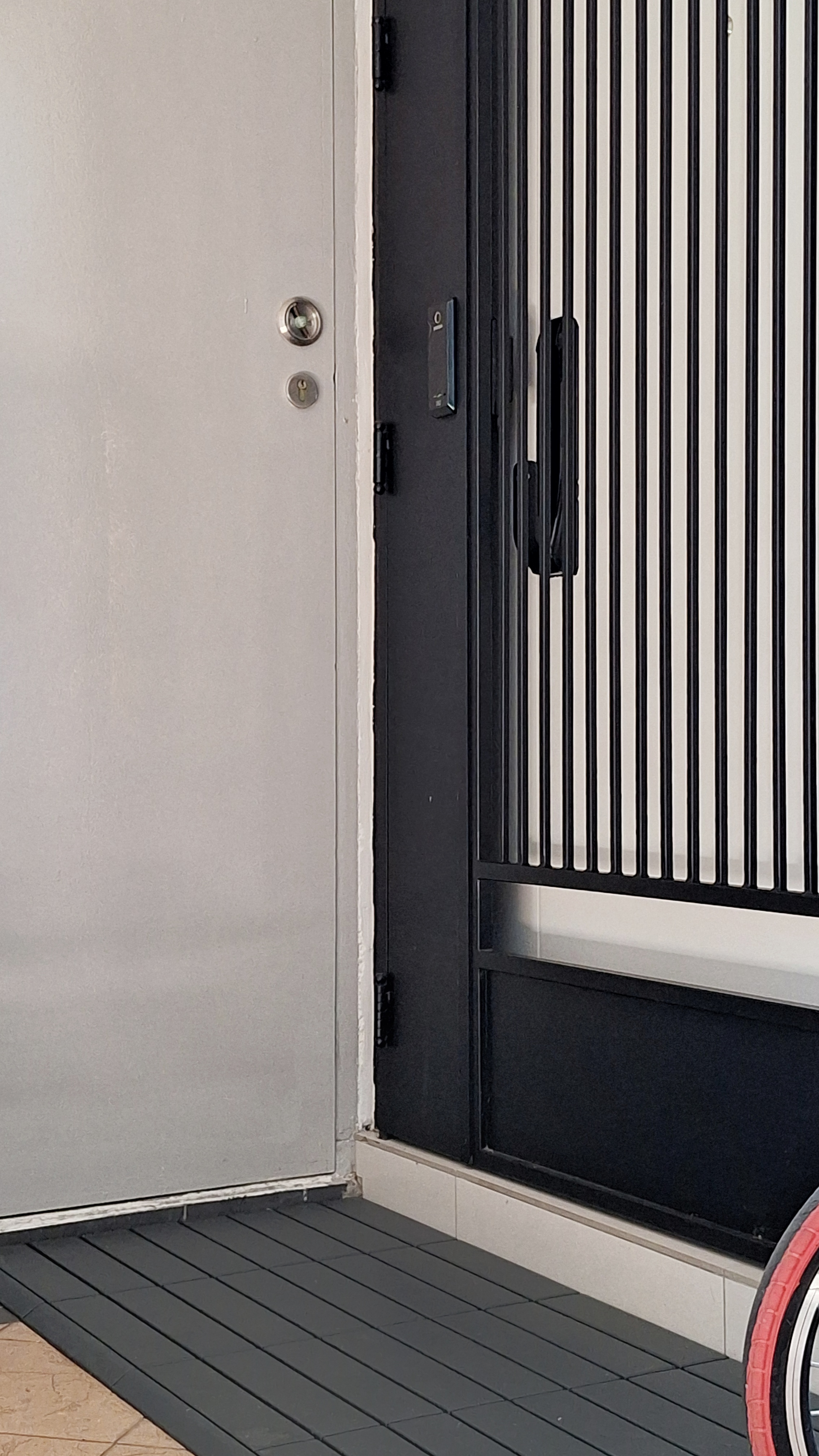 Keeping our open entryway clean & neat