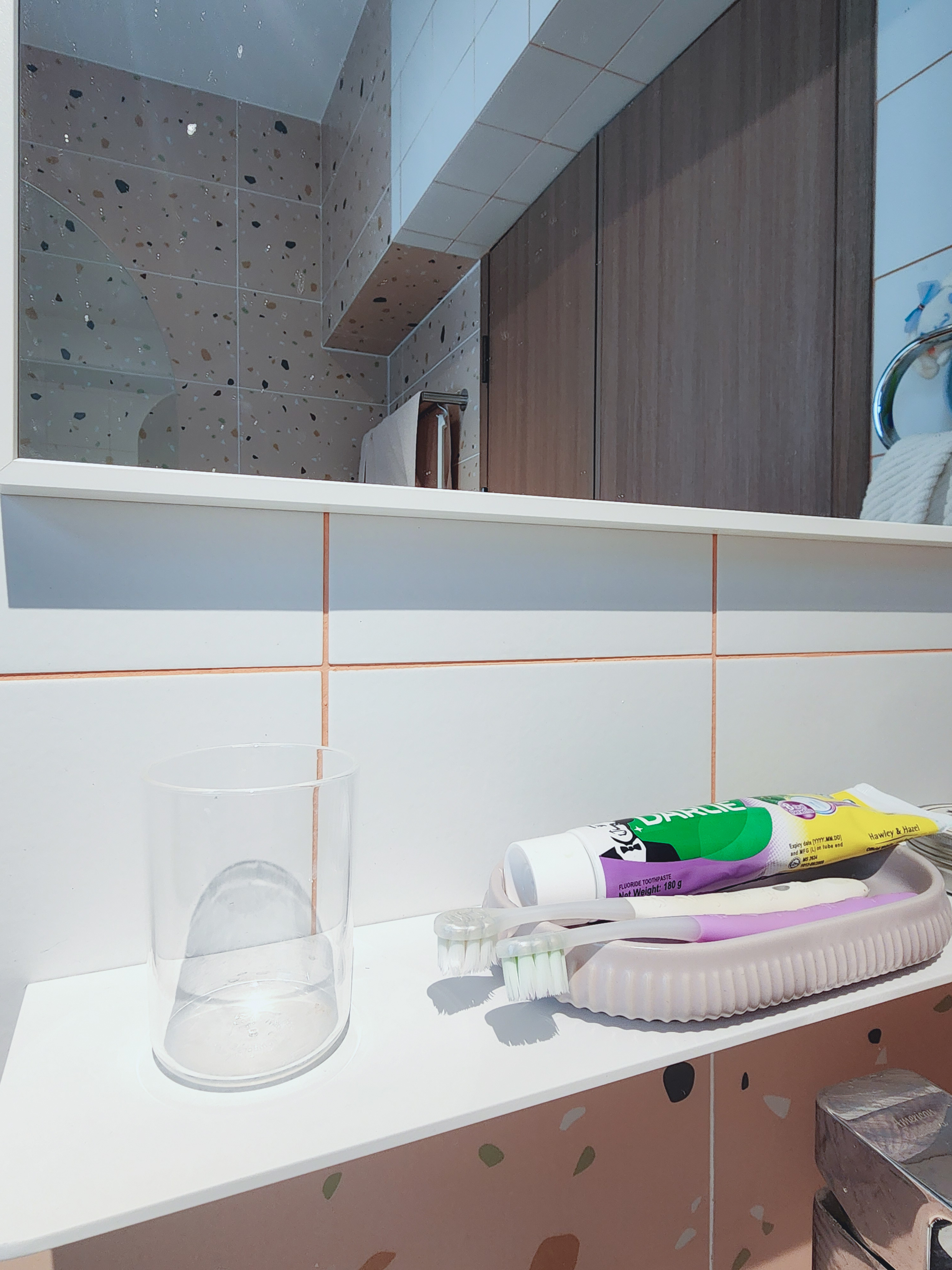 Terrazzo Edition: A Neutral Common Bath & A Vibrant Master Bathroom!