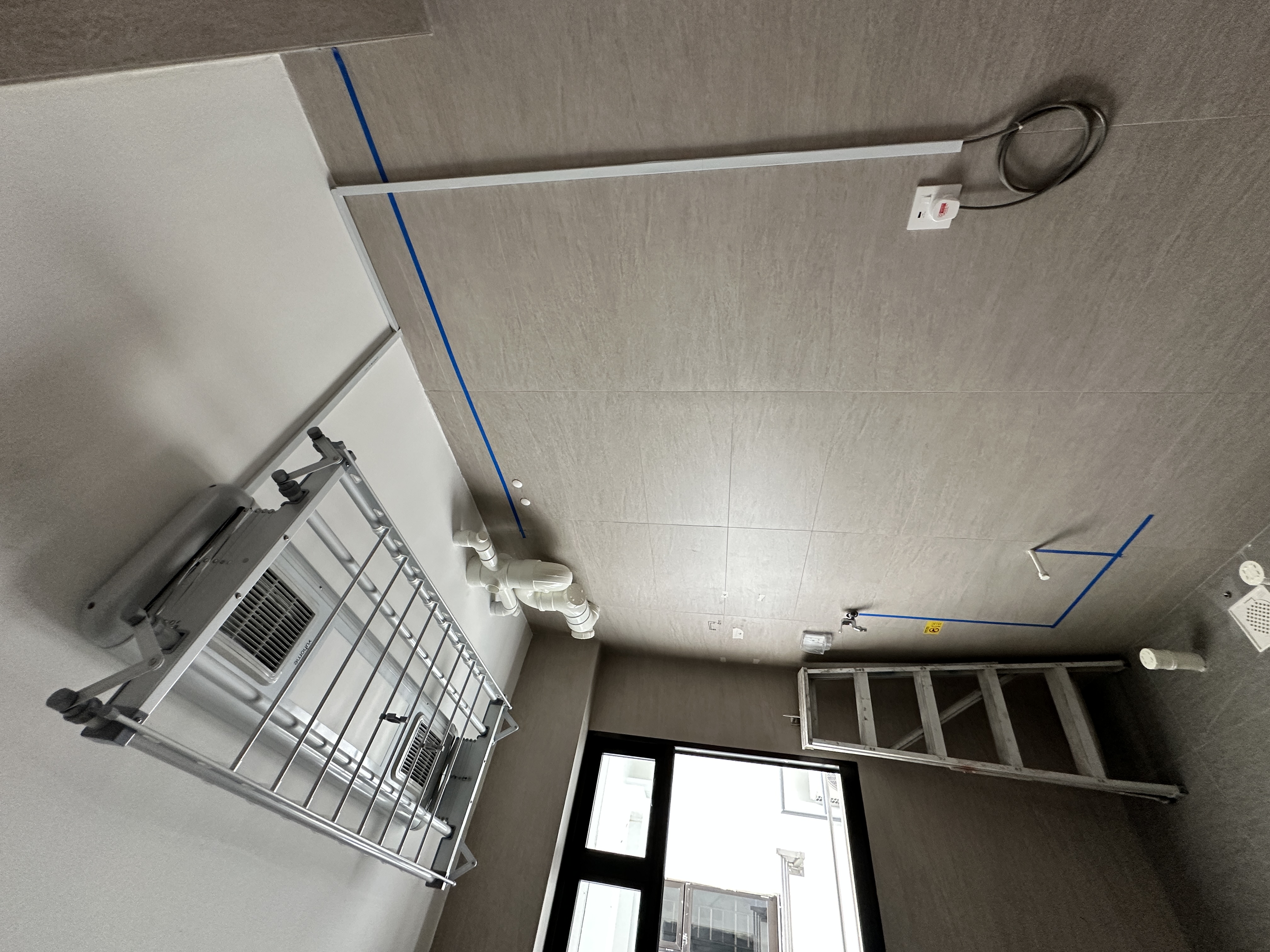 First round of reno done. Aircon installation was super dusty!