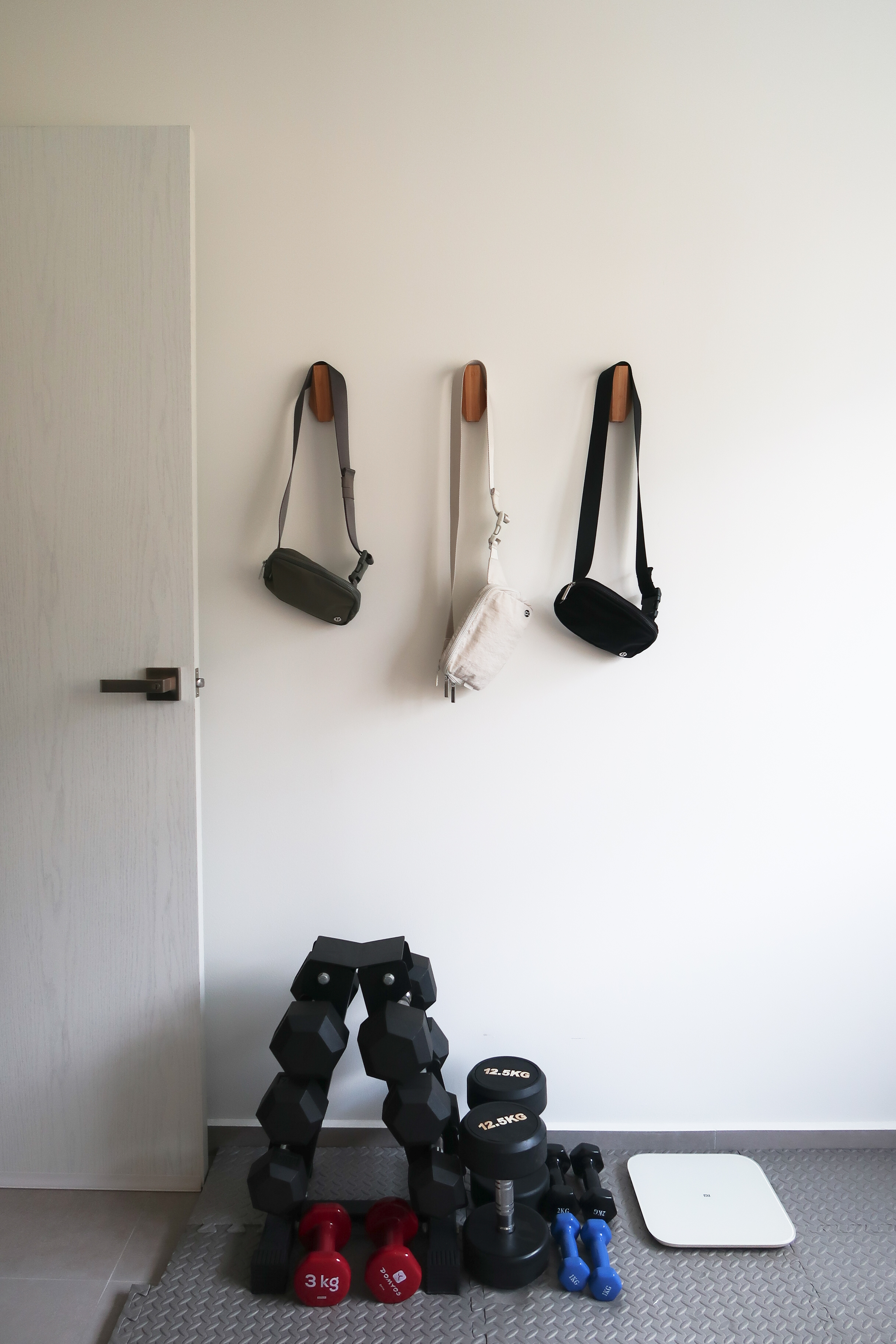 Our Laundry Room Meets Exercise Corner