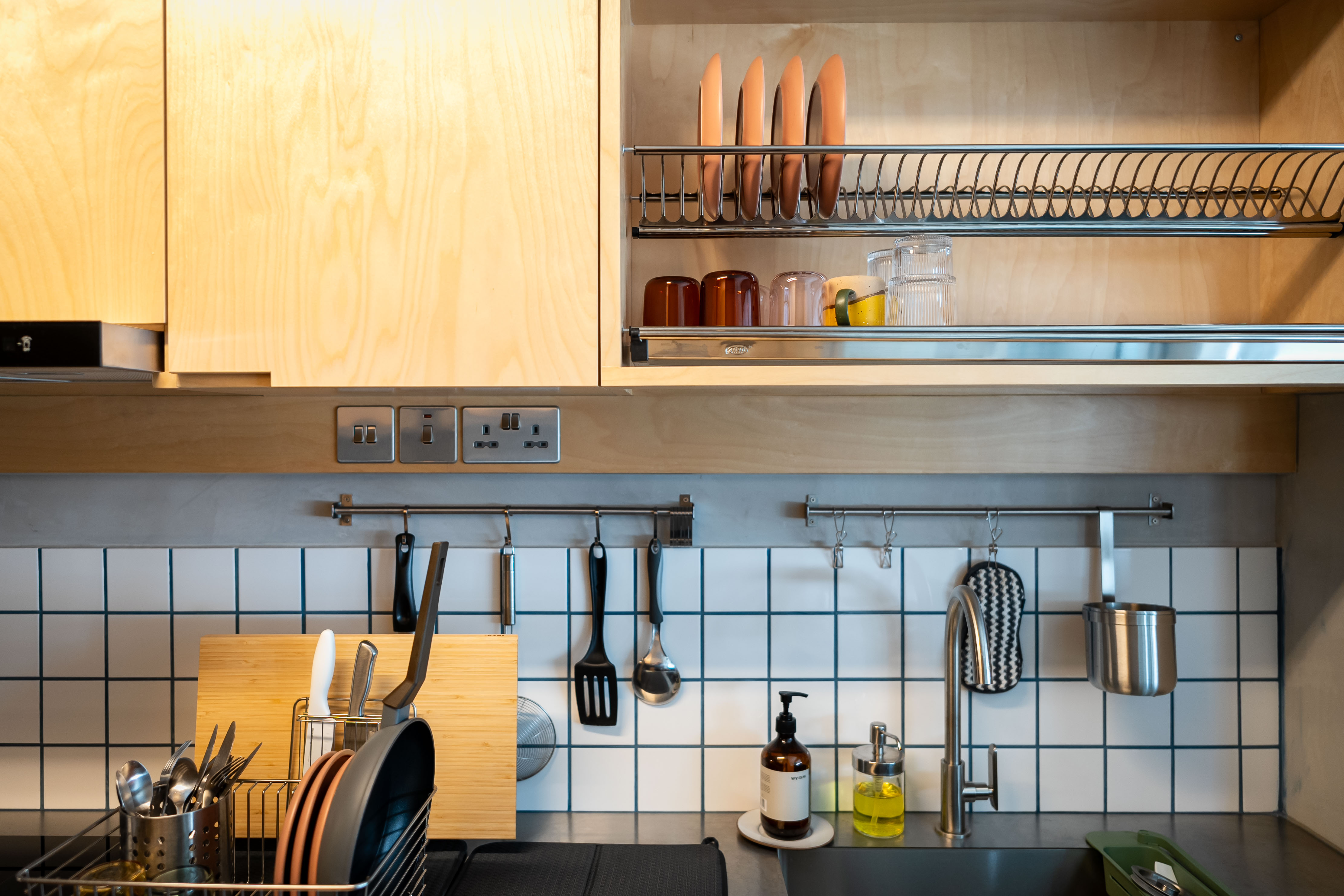 Keep things organised and within reach in the kitchen!
