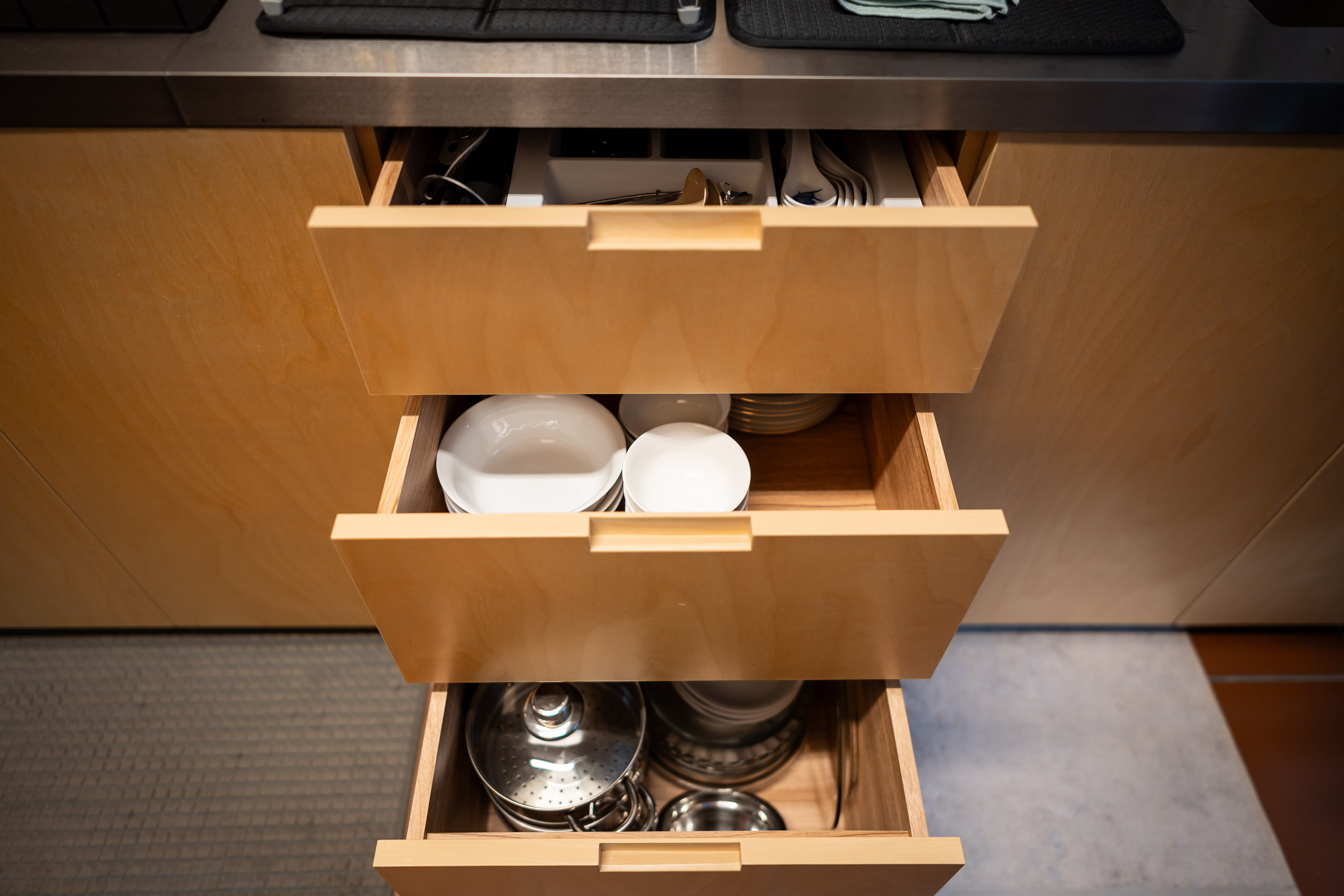 Keep things organised and within reach in the kitchen!