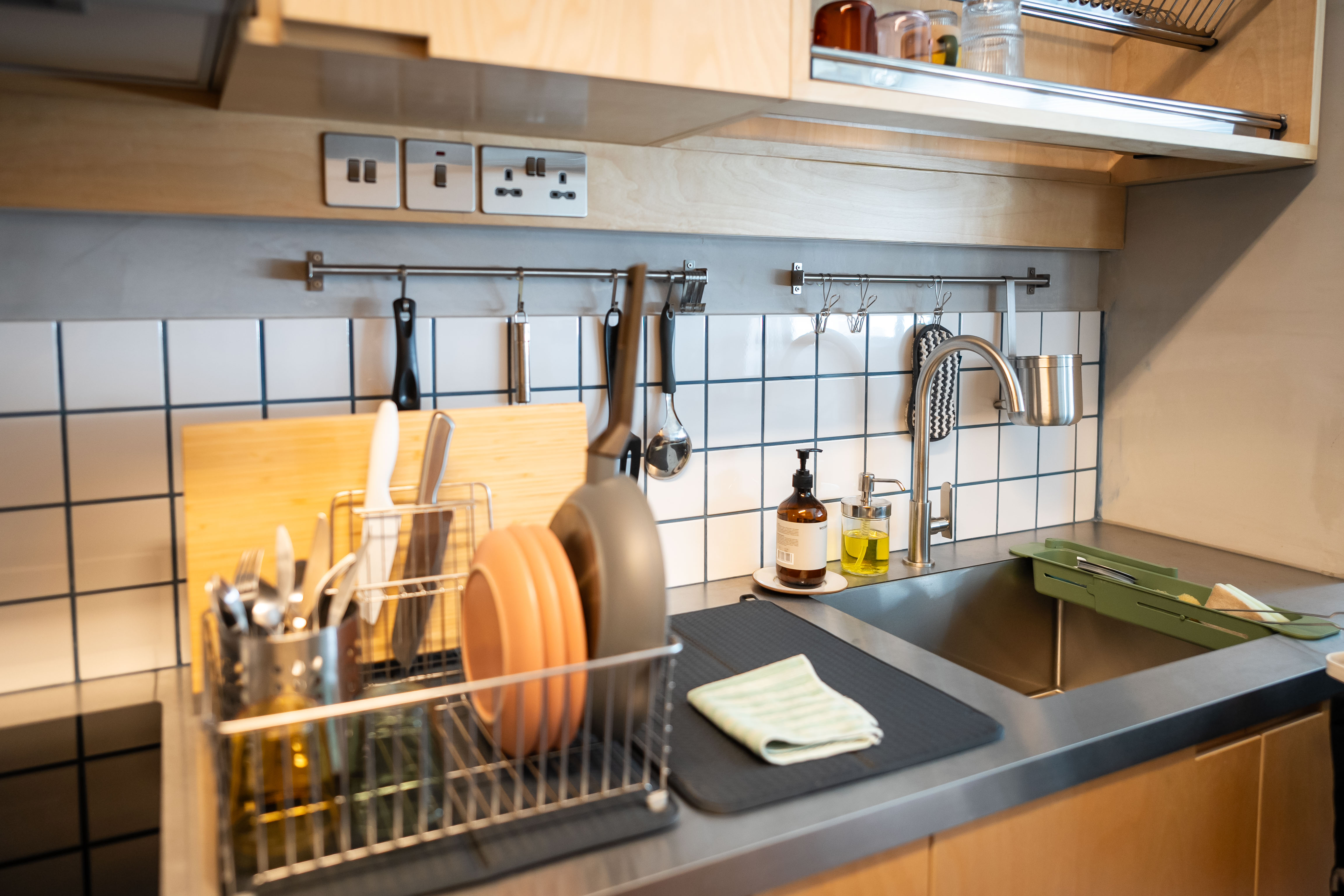 Keep things organised and within reach in the kitchen!