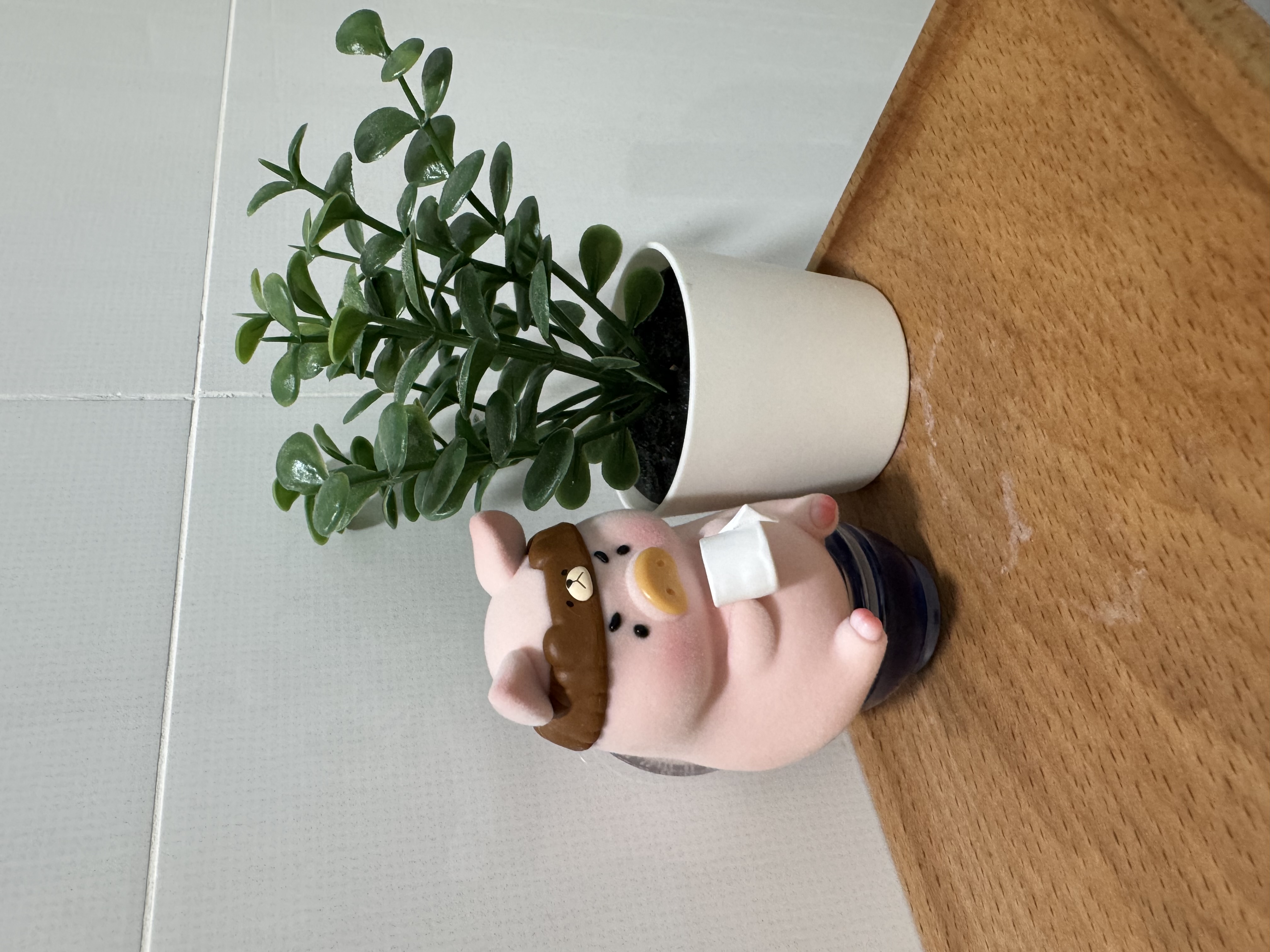 Placing our Faux plants that you need to spot them!