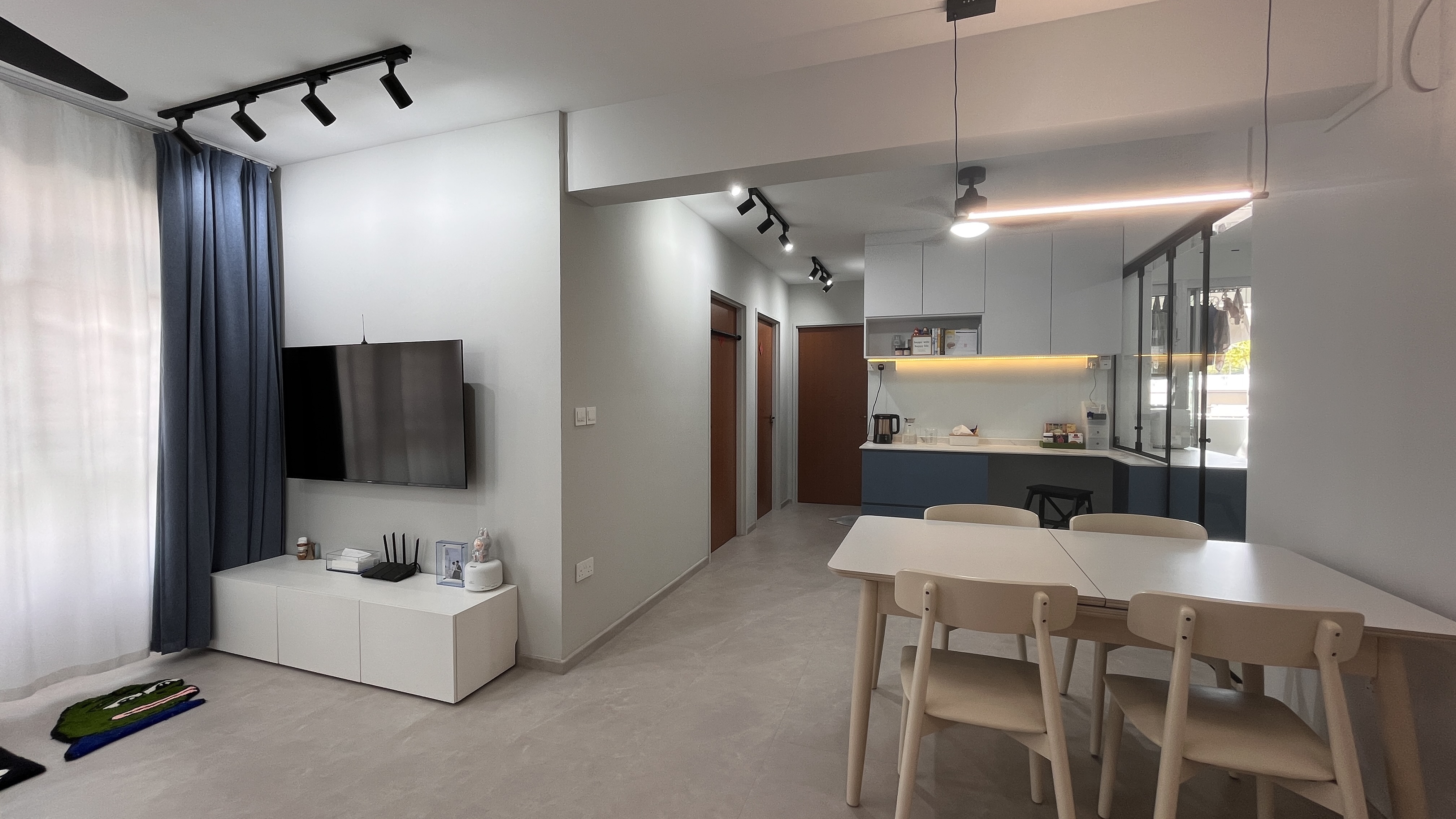 Dive into the $45K reno of our ocean-inspired 4-Room resale flat