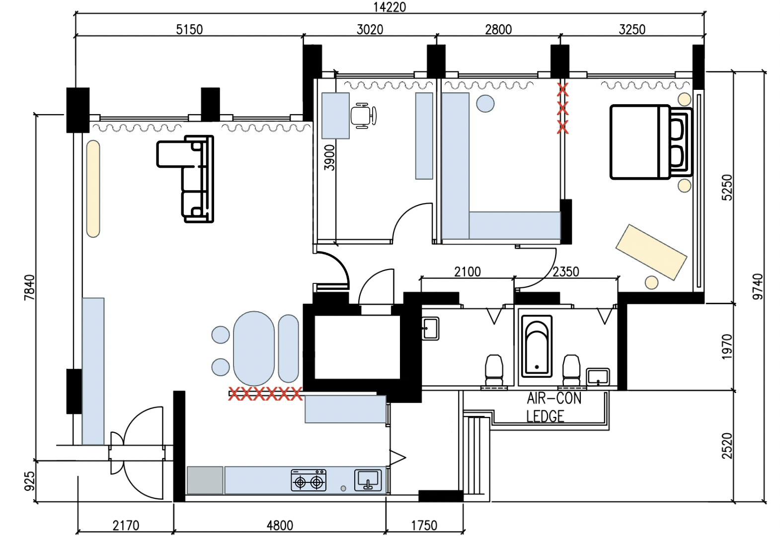First look into our cosy japandi themed 5rm BTO in Tengah!