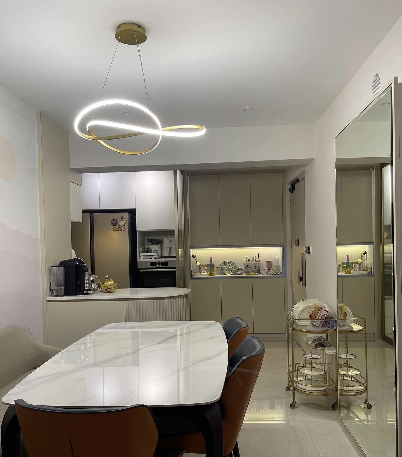 Sneak peek into our moon-LIT home…