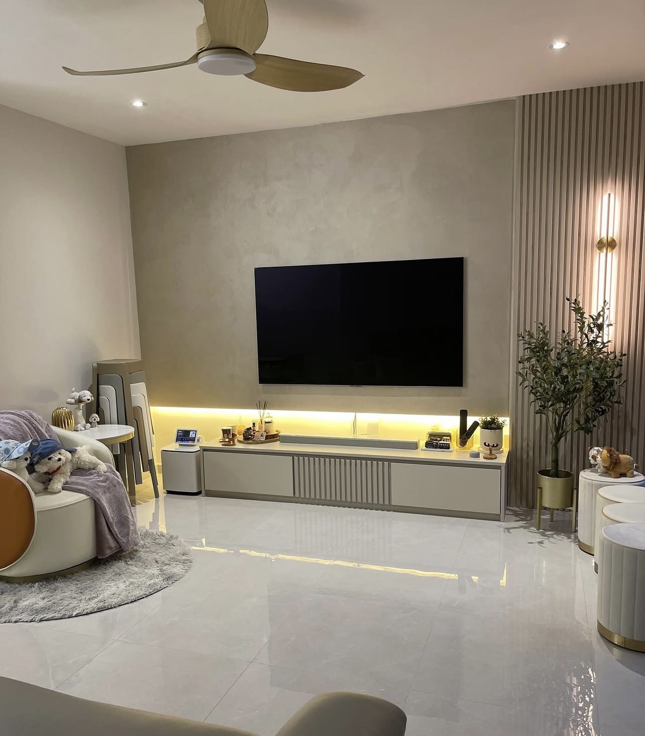 Sneak peek into our moon-LIT home…