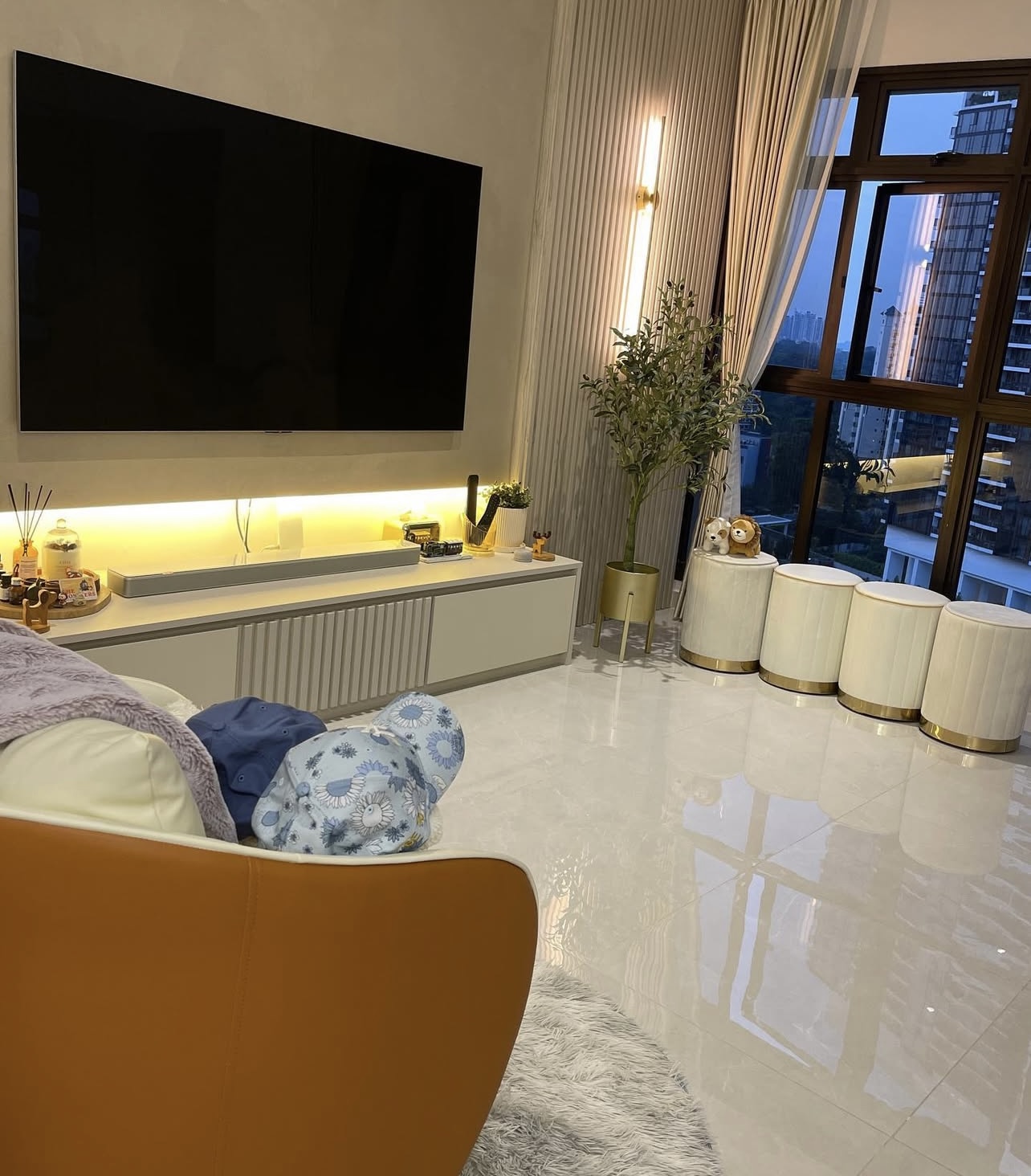 Sneak peek into our moon-LIT home…