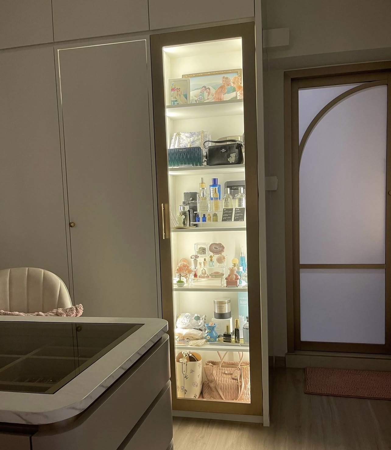Sneak peek into our moon-LIT home…