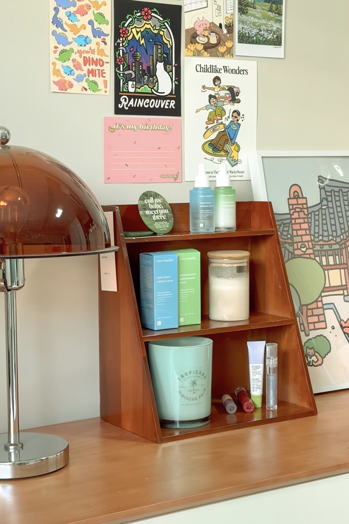 Vanity Area | Turning my vanity area into a home cafe