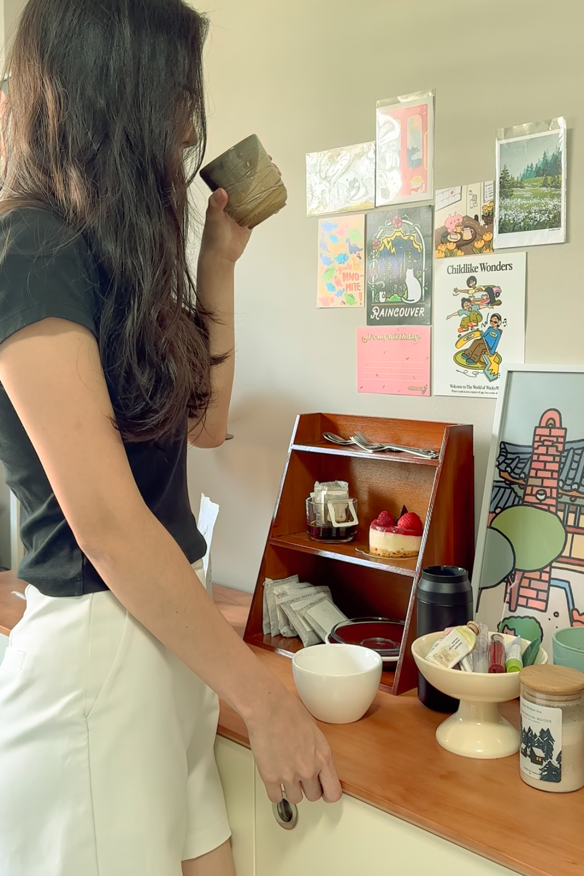 Vanity-Area-|-Turning-my-vanity-area-into-a-home-cafe-