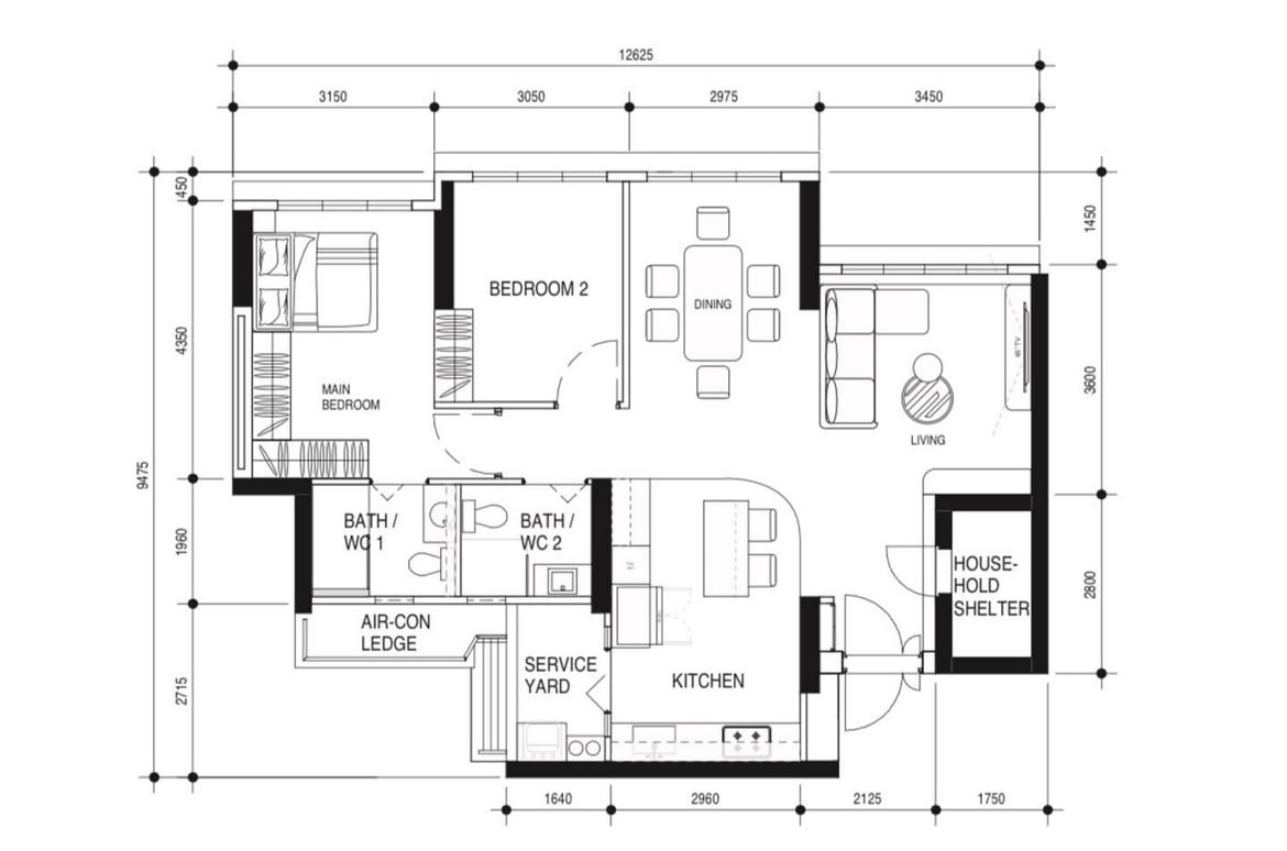 Home Tour: Our Modern Japandi & Wabi-sabi 4-Room BTO with DIY Limewash