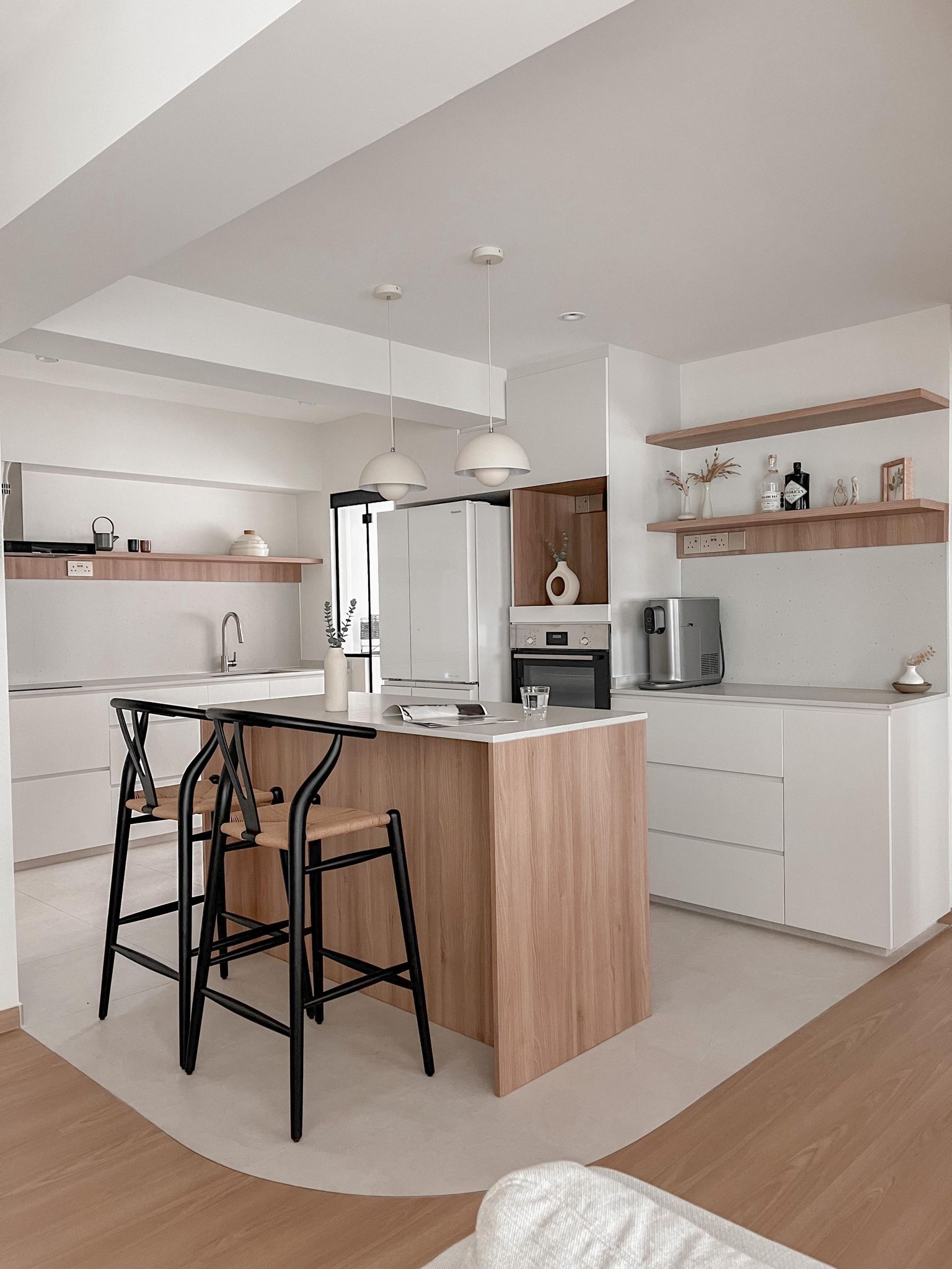 Home Tour: Our Modern Japandi & Wabi-sabi 4-Room BTO with DIY Limewash