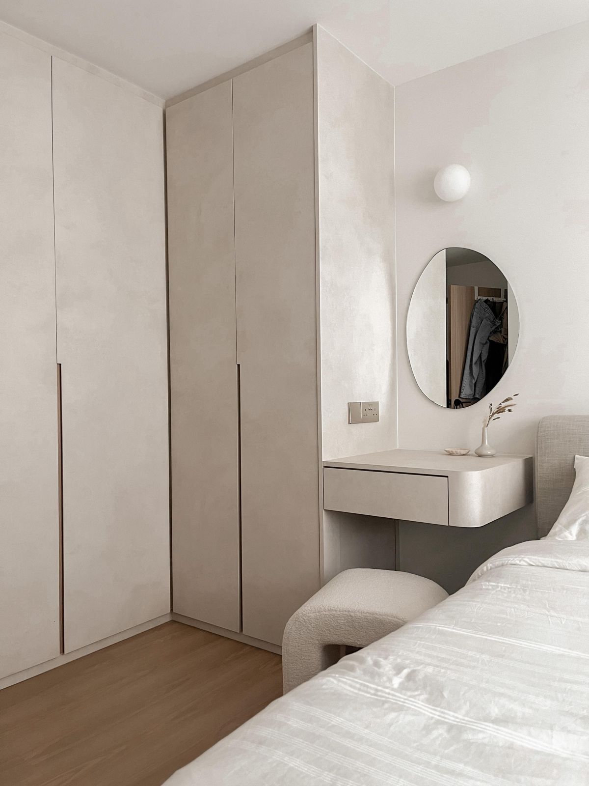 Home Tour: Our Modern Japandi & Wabi-sabi 4-Room BTO with DIY Limewash