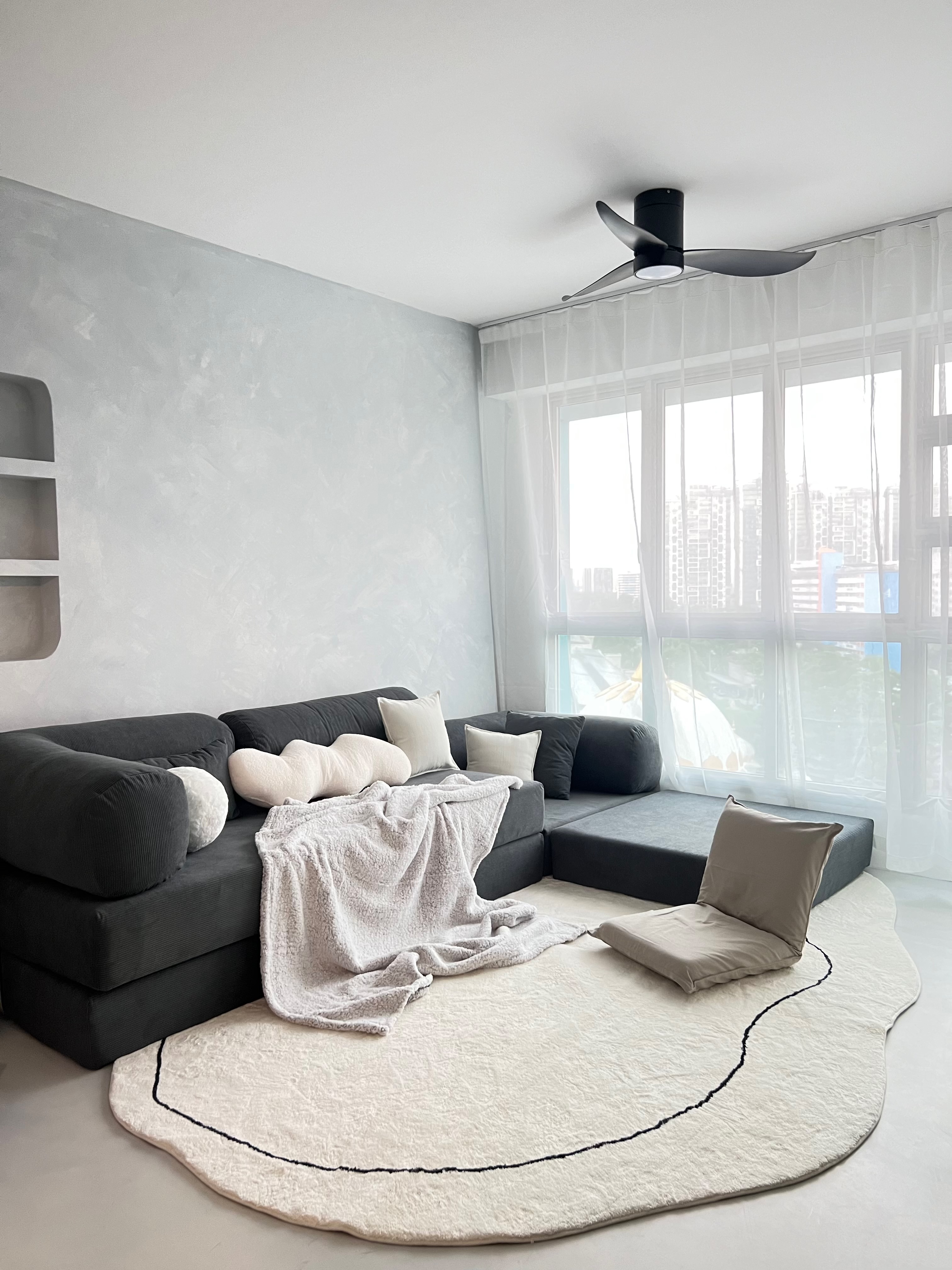 Our self-designed mellow home for under 25k • 4 Room BTO in Towner