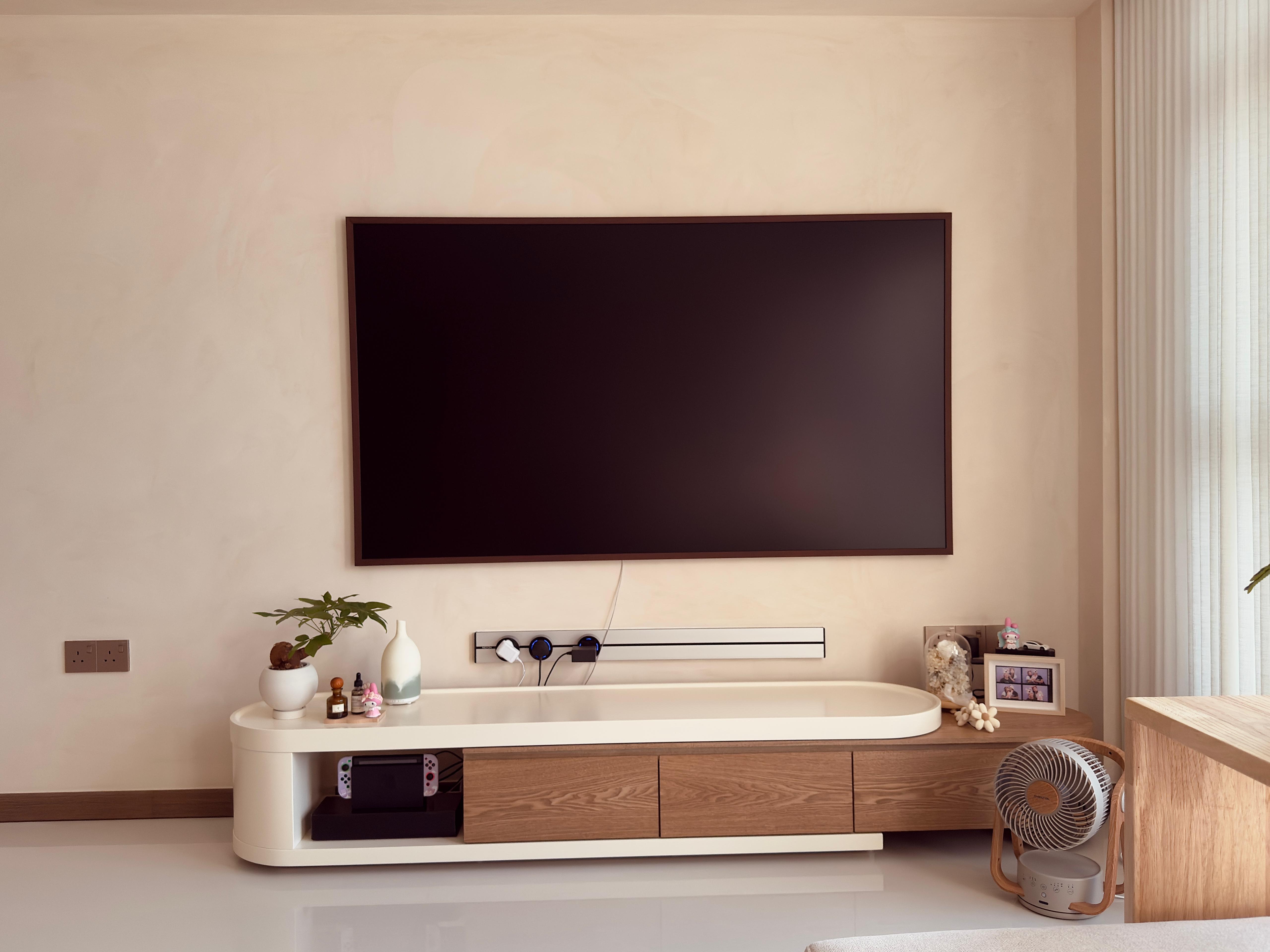 Living room: Our cosy japandi communal space