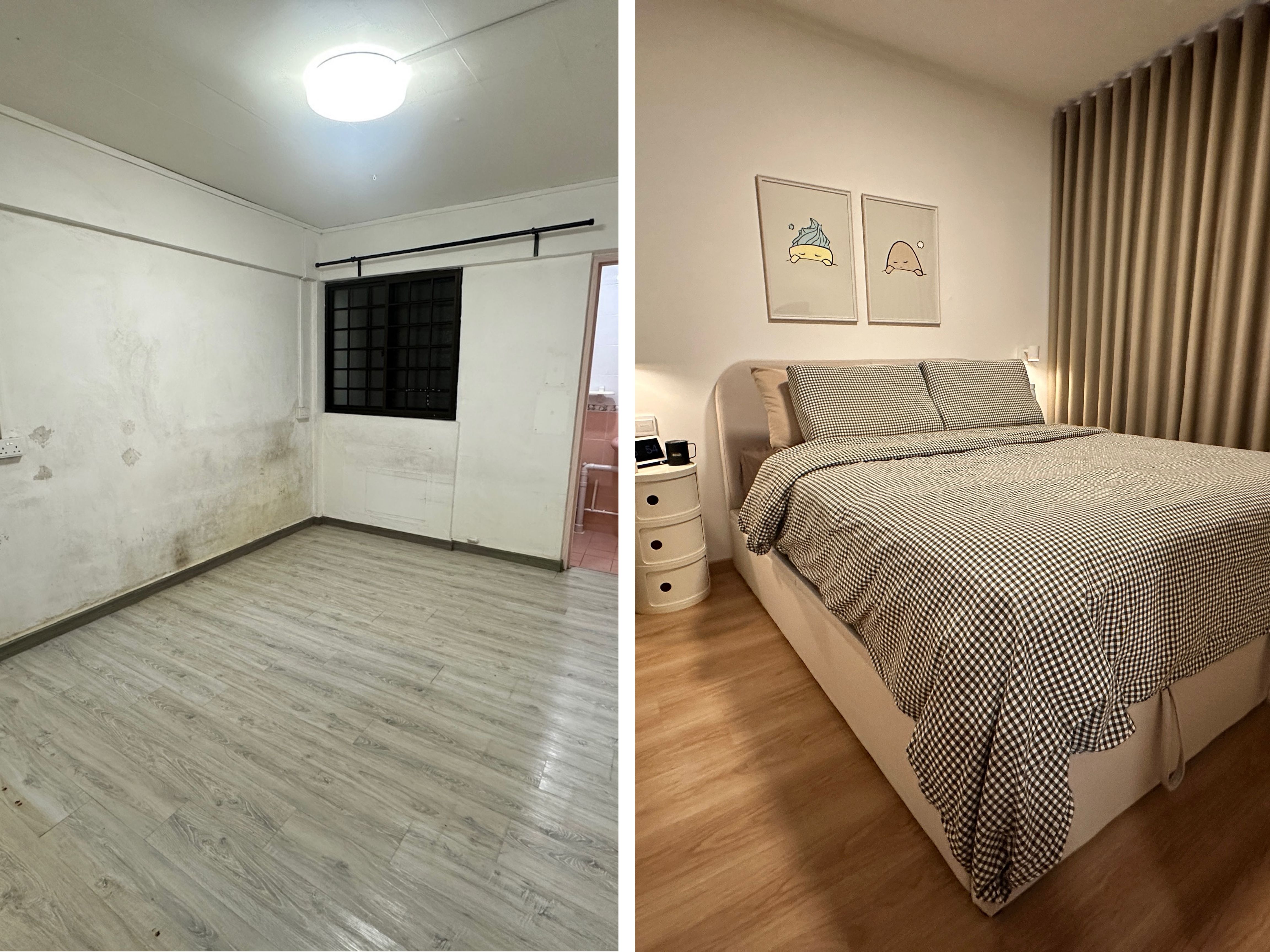 From Stark to Spark: Before & After Transformation of a Japandi Home