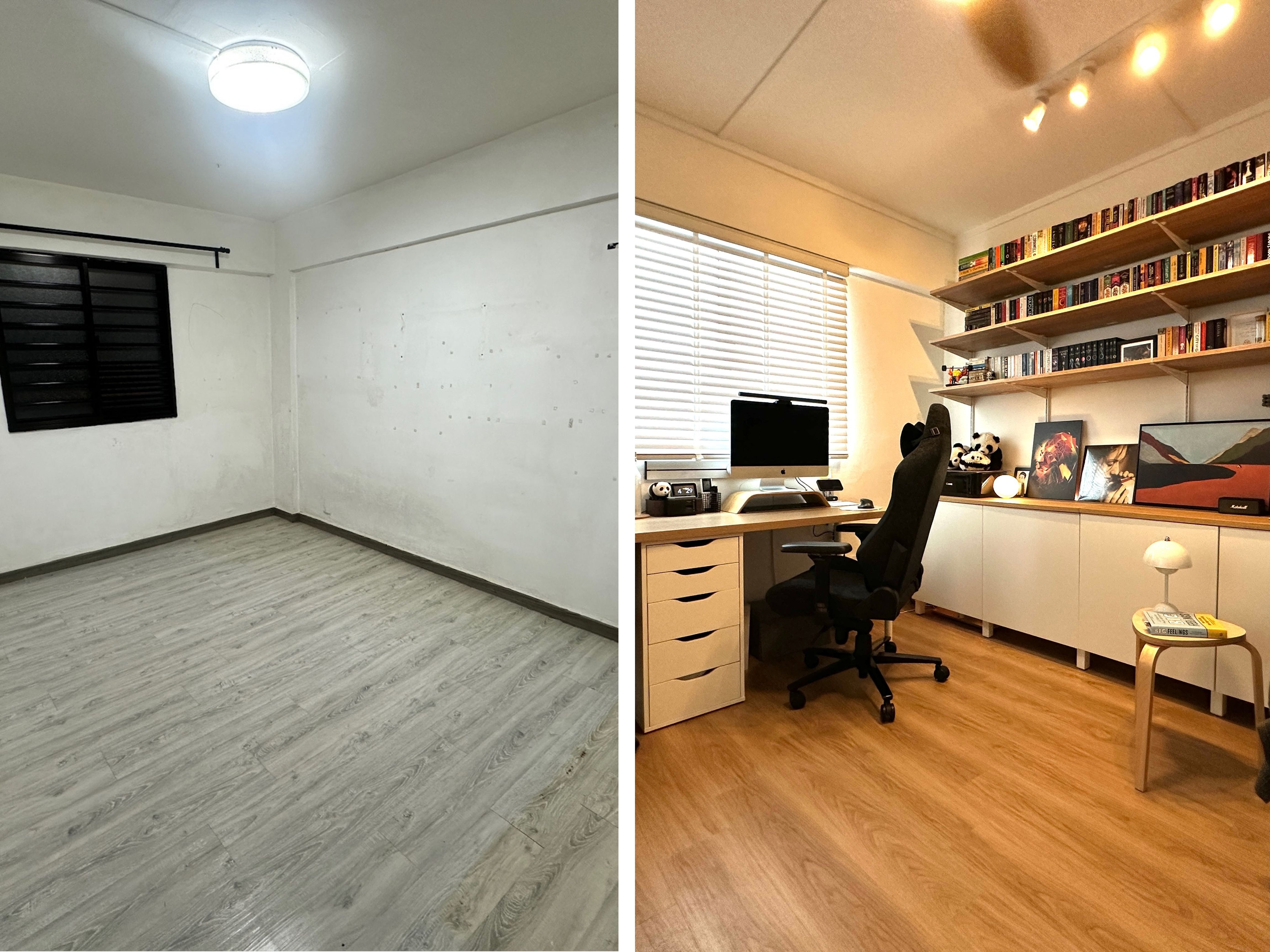 From Stark to Spark: Before & After Transformation of a Japandi Home