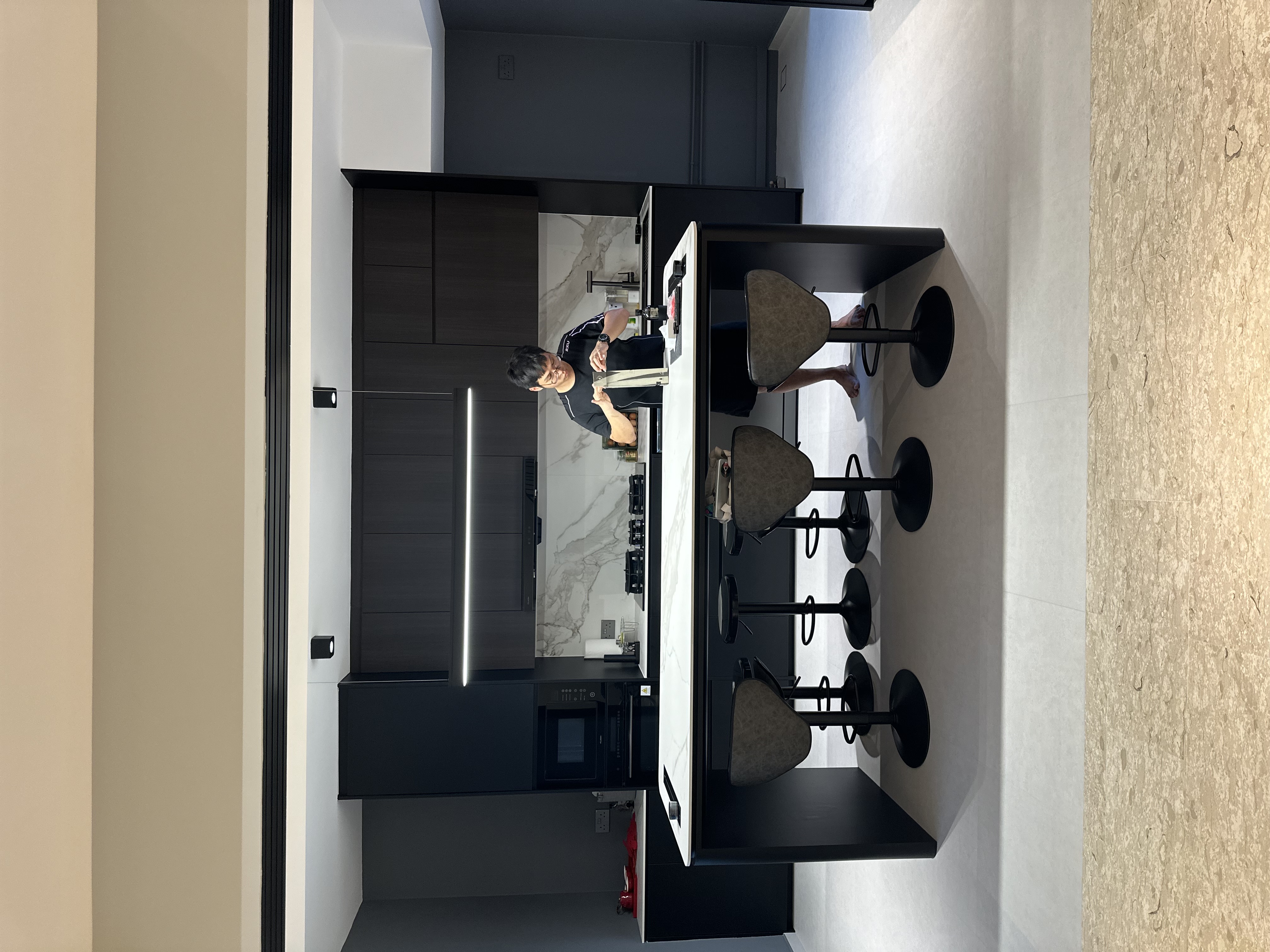 House Tour: Our Dark and Minimalist Executive Maisonette