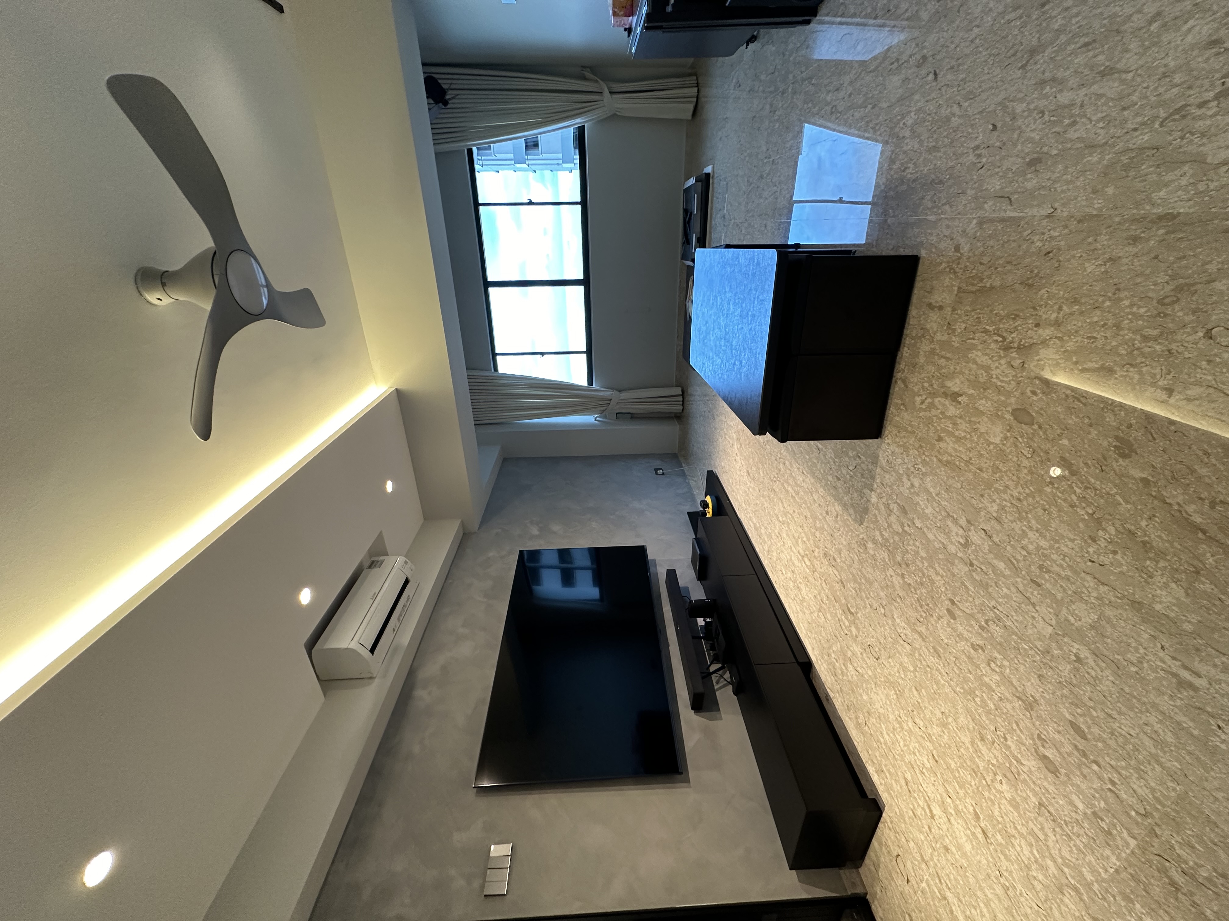 House Tour: Our Dark and Minimalist Executive Maisonette