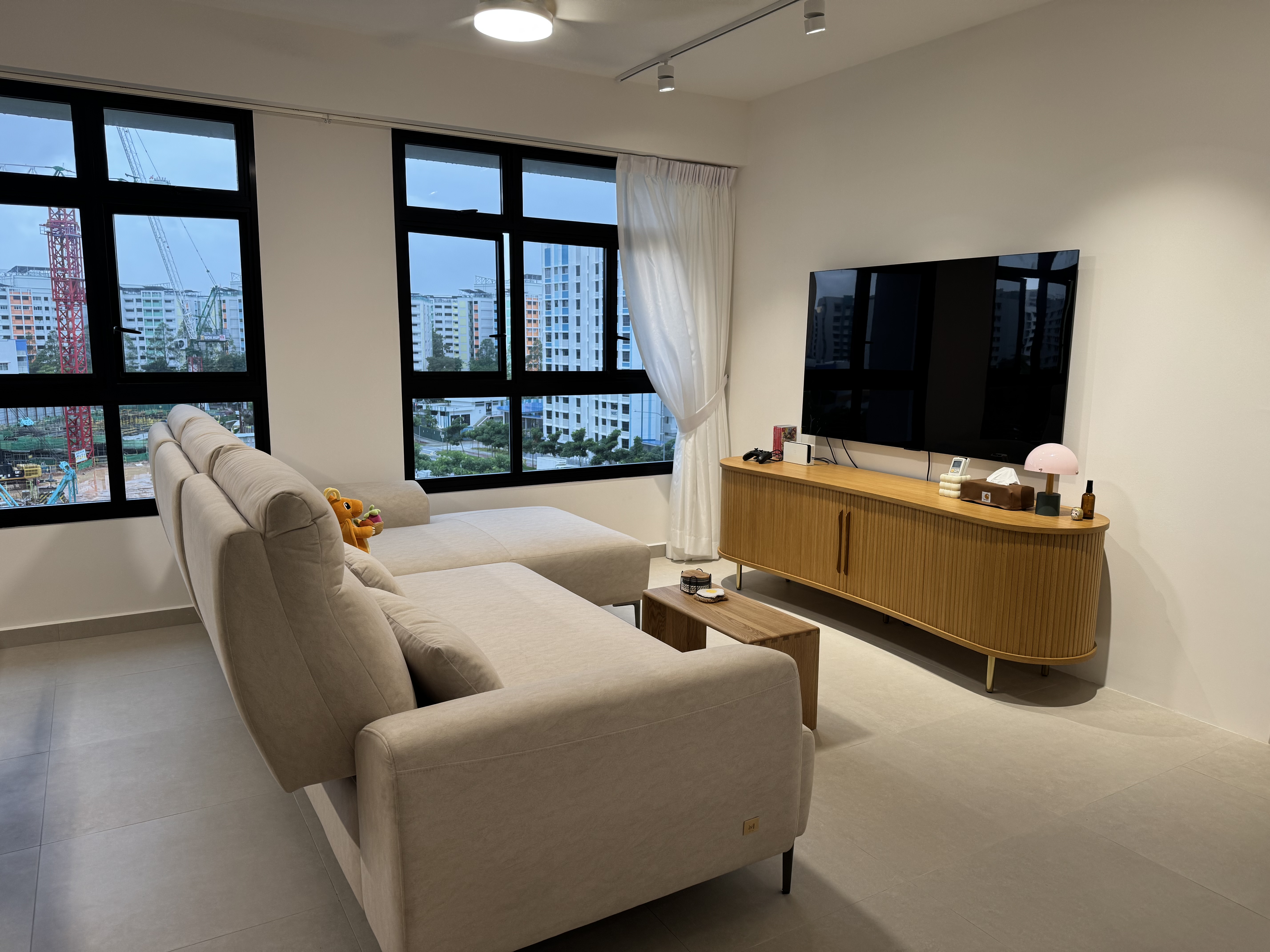 Our Living Room - Where Minimalism Meets Tranquility