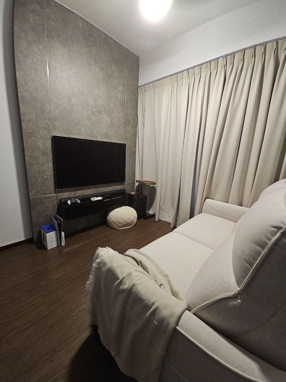 Our-Dark-&-Cozy-Minimalist-Living-Room:-A-Perfect-Place-to-Unwind-🛋✨