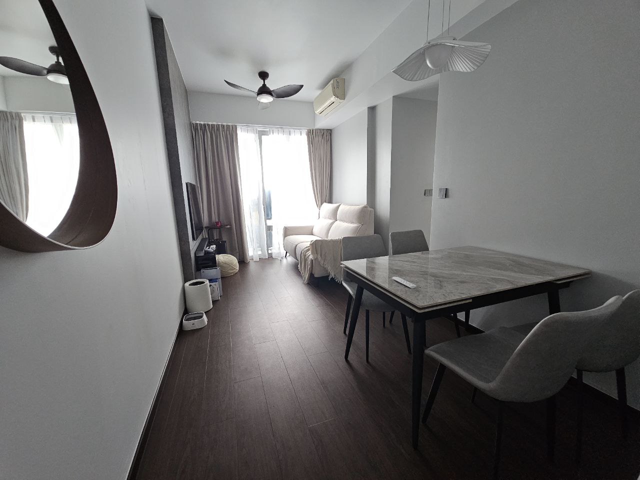 Our Dark & Cozy Minimalist Living Room: A Perfect Place to Unwind 🛋✨