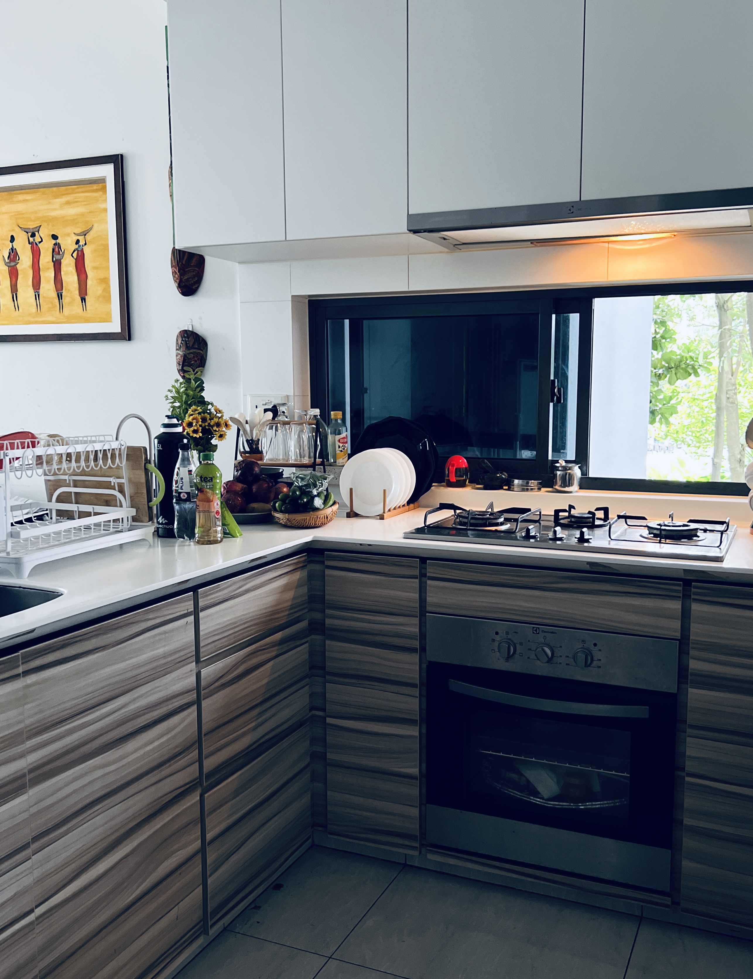 My kitchen offers FOOD LOVE JOY 🫰