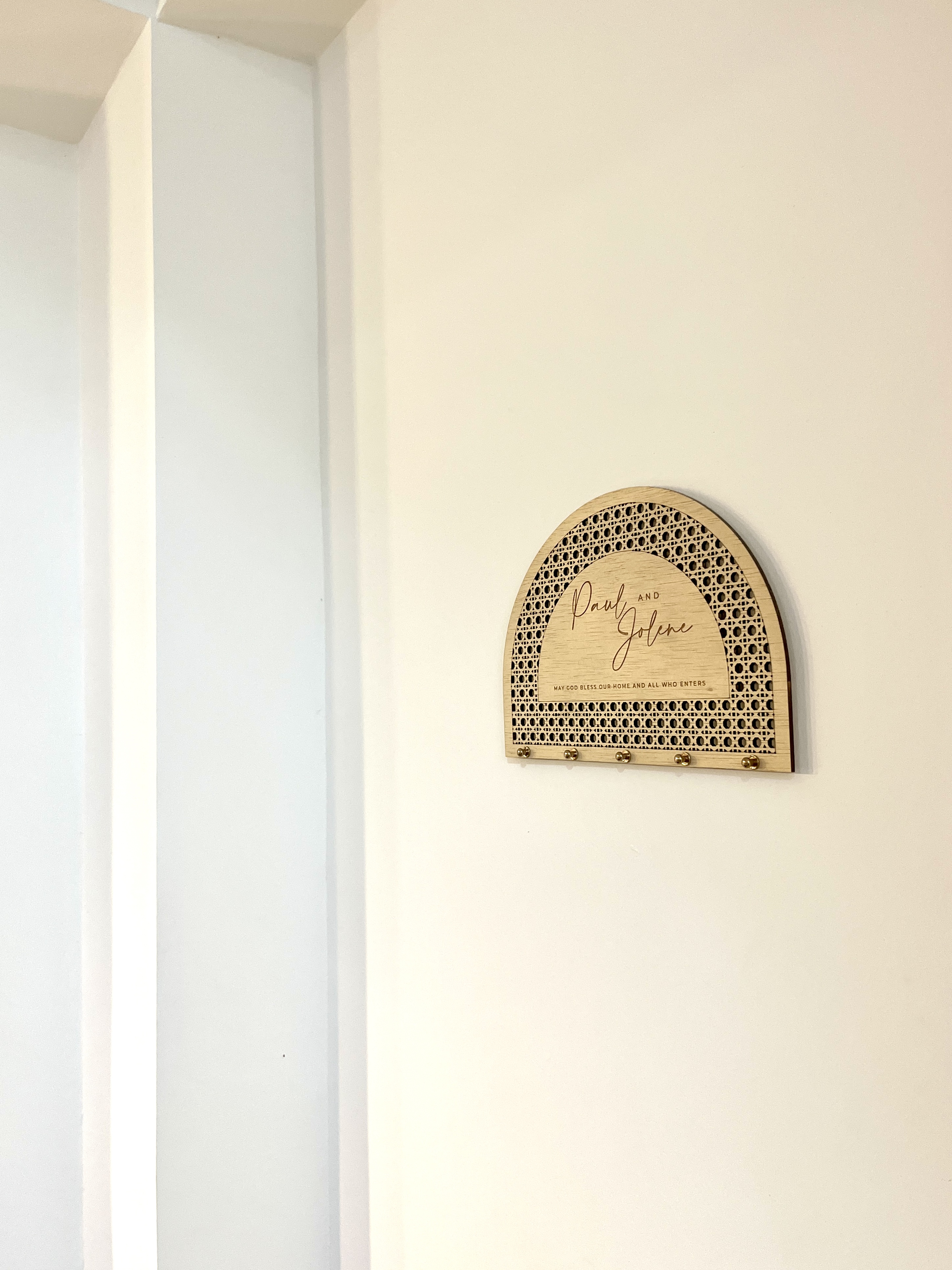 Our DIY Foyer: Aesthetic & Functional with Zero Built-in