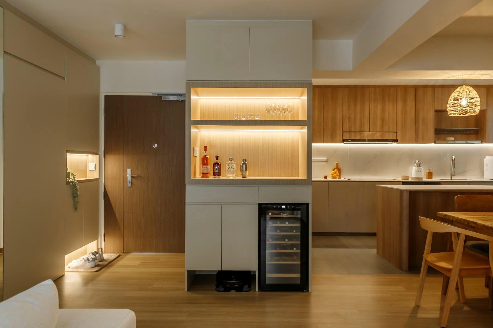 Our Mid-Centry Modern and Simple Entryway