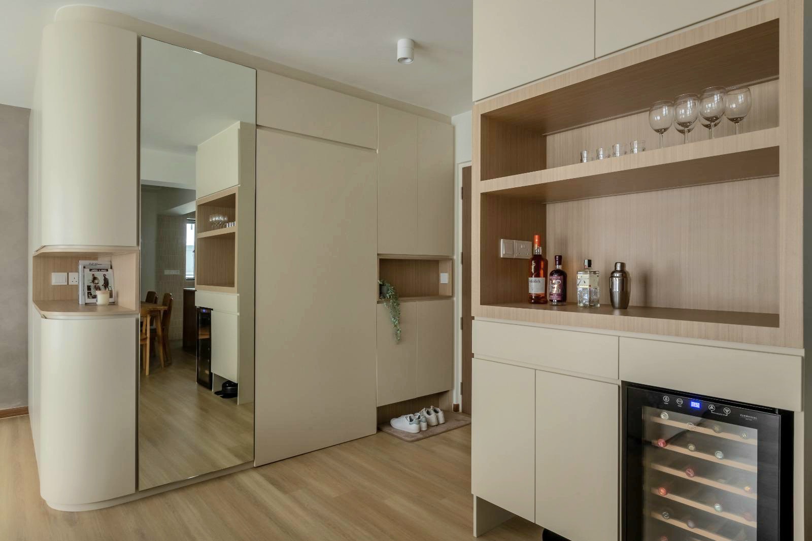 Our Mid-Centry Modern and Simple Entryway