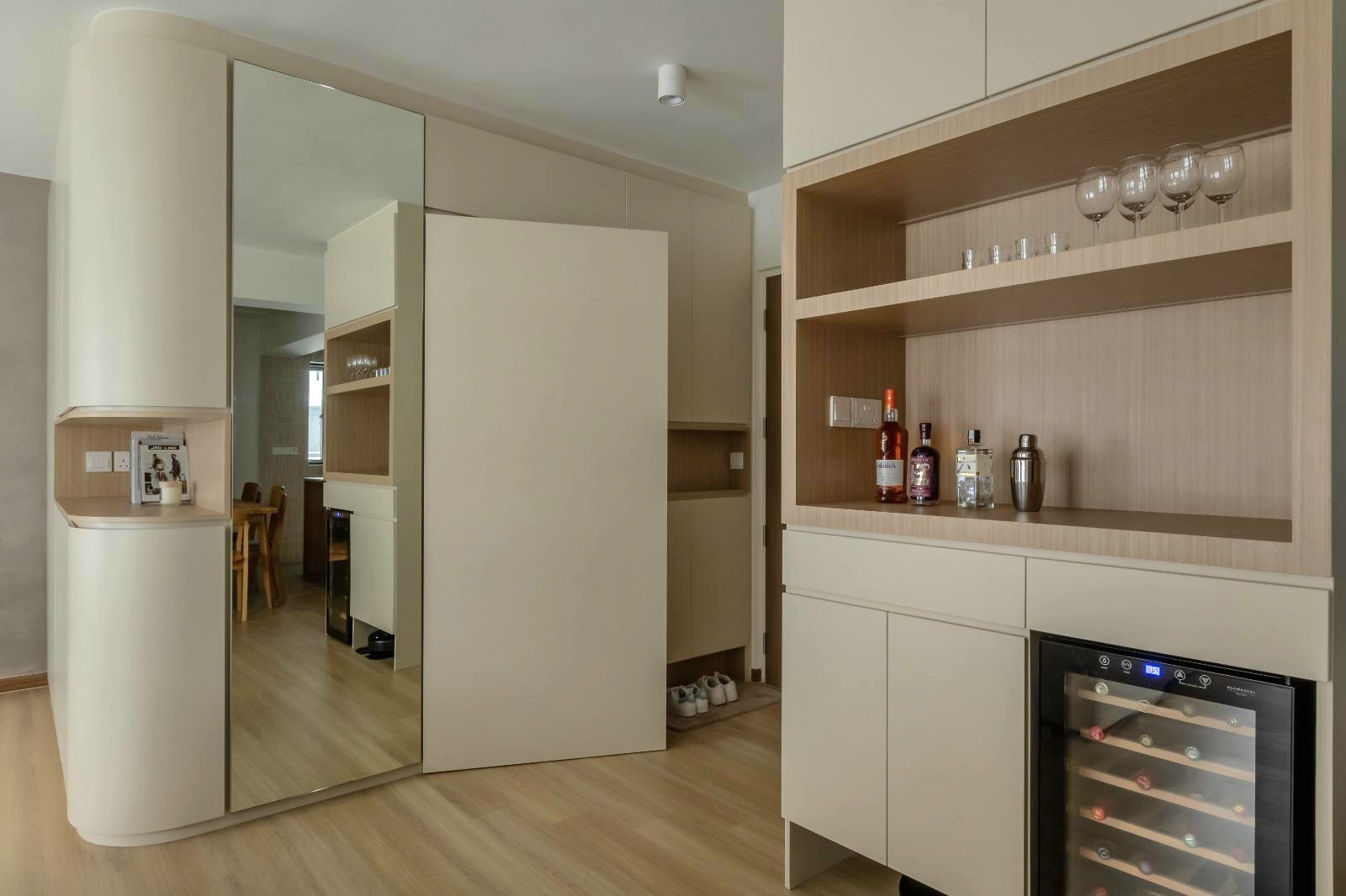 Our Mid-Centry Modern and Simple Entryway