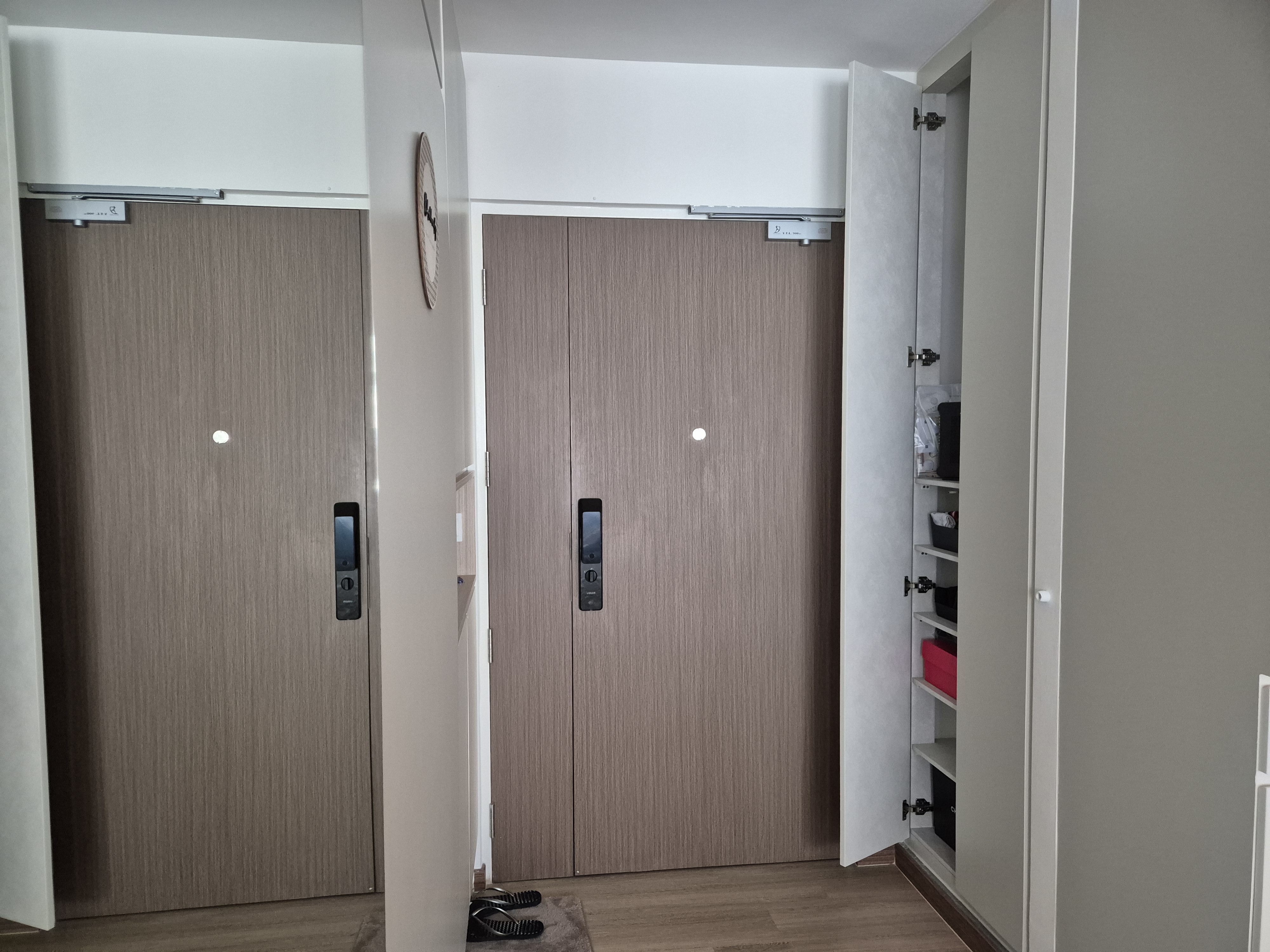 Our Mid-Centry Modern and Simple Entryway