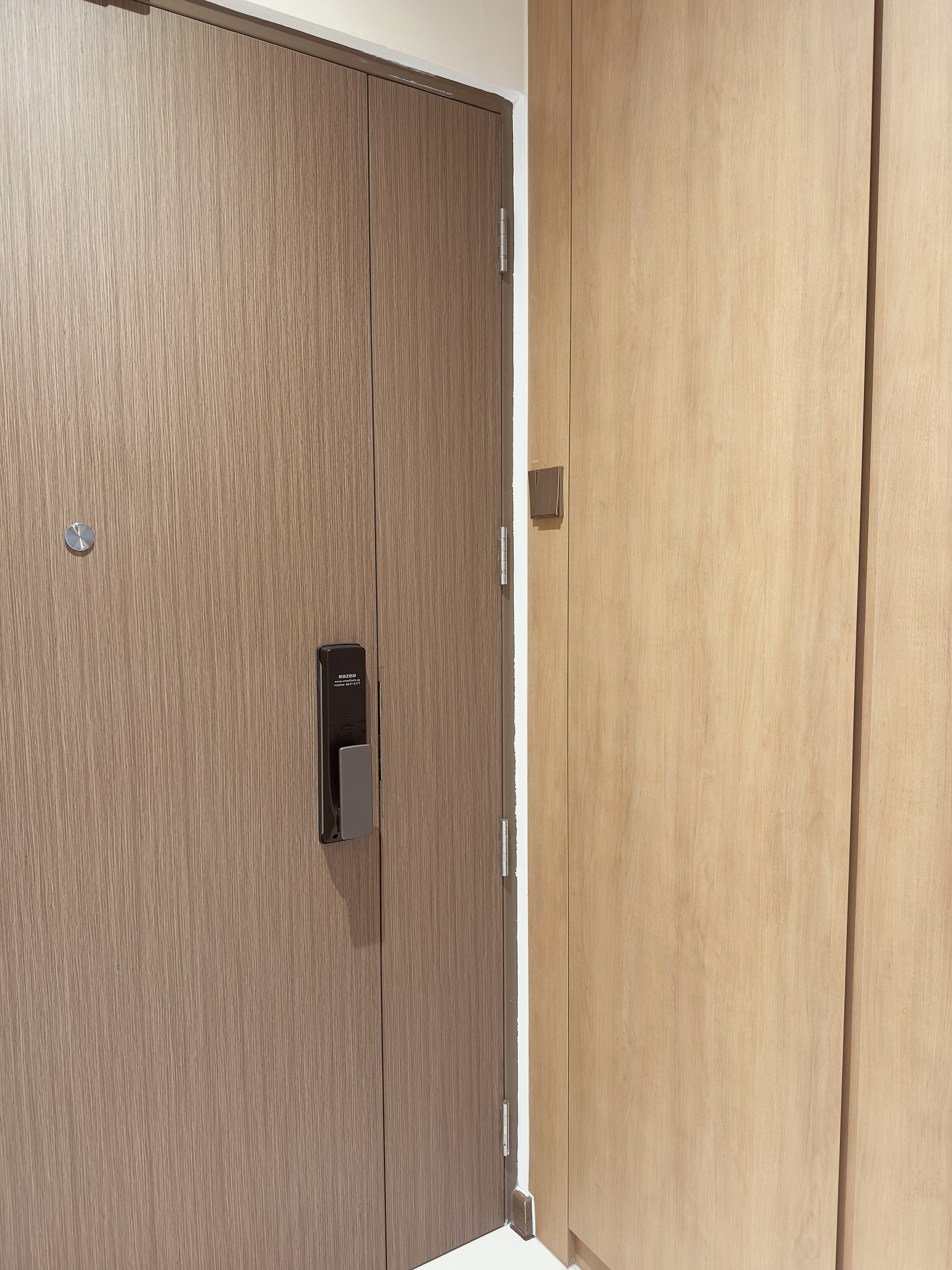 Our Japandi entryway that greets you as you enter~