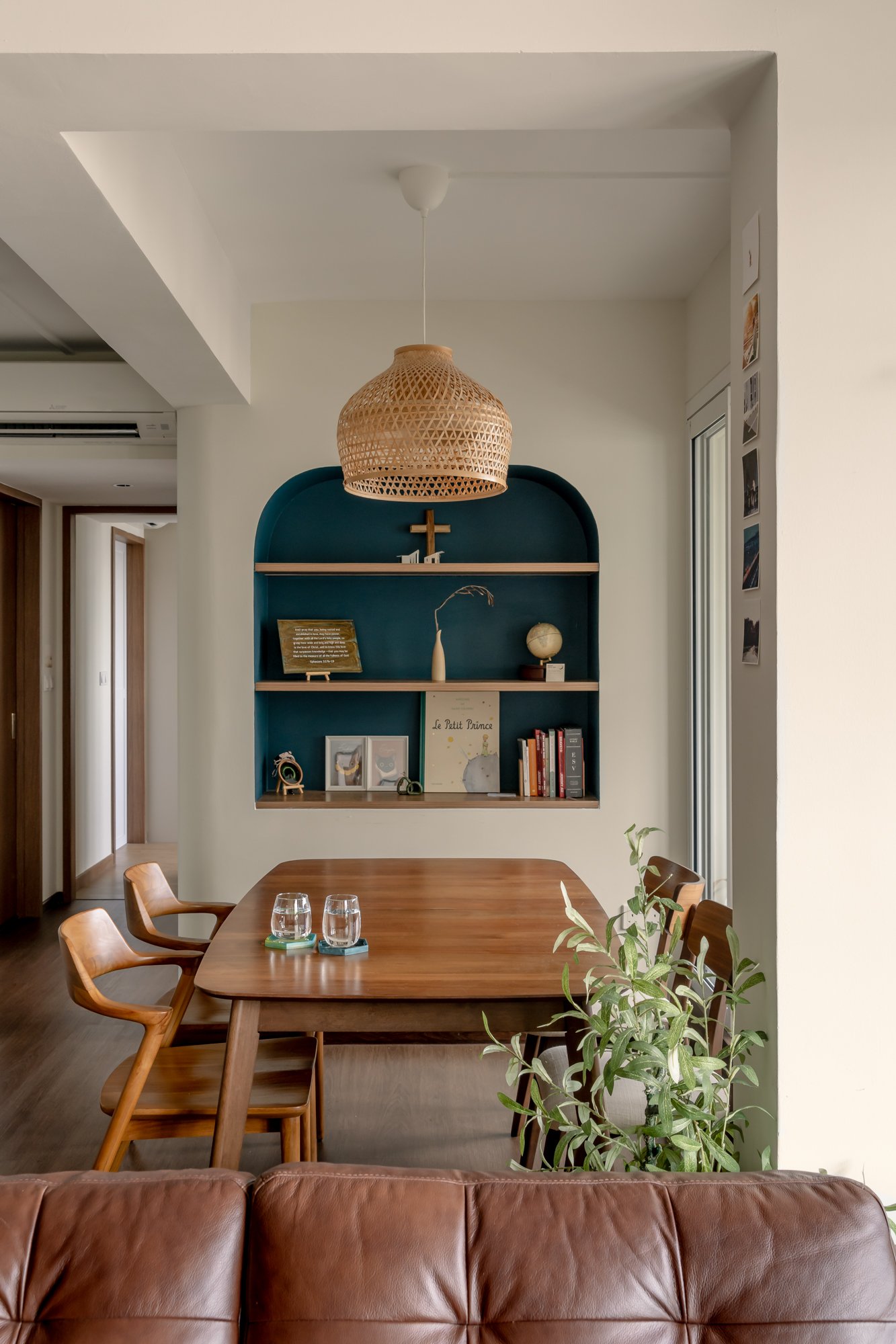 Wood and Teal Modern Contemporary BTO Home