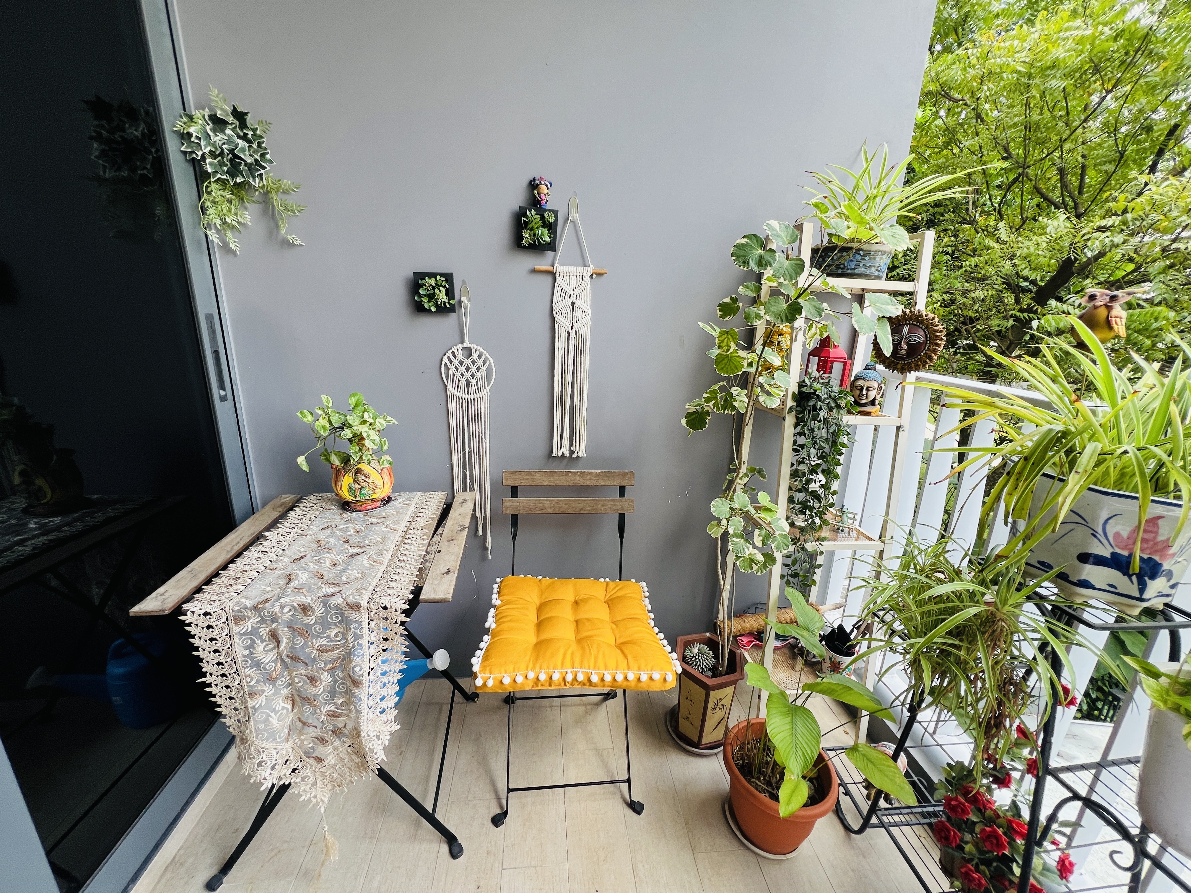 Balcony with a view is all we need to get lost