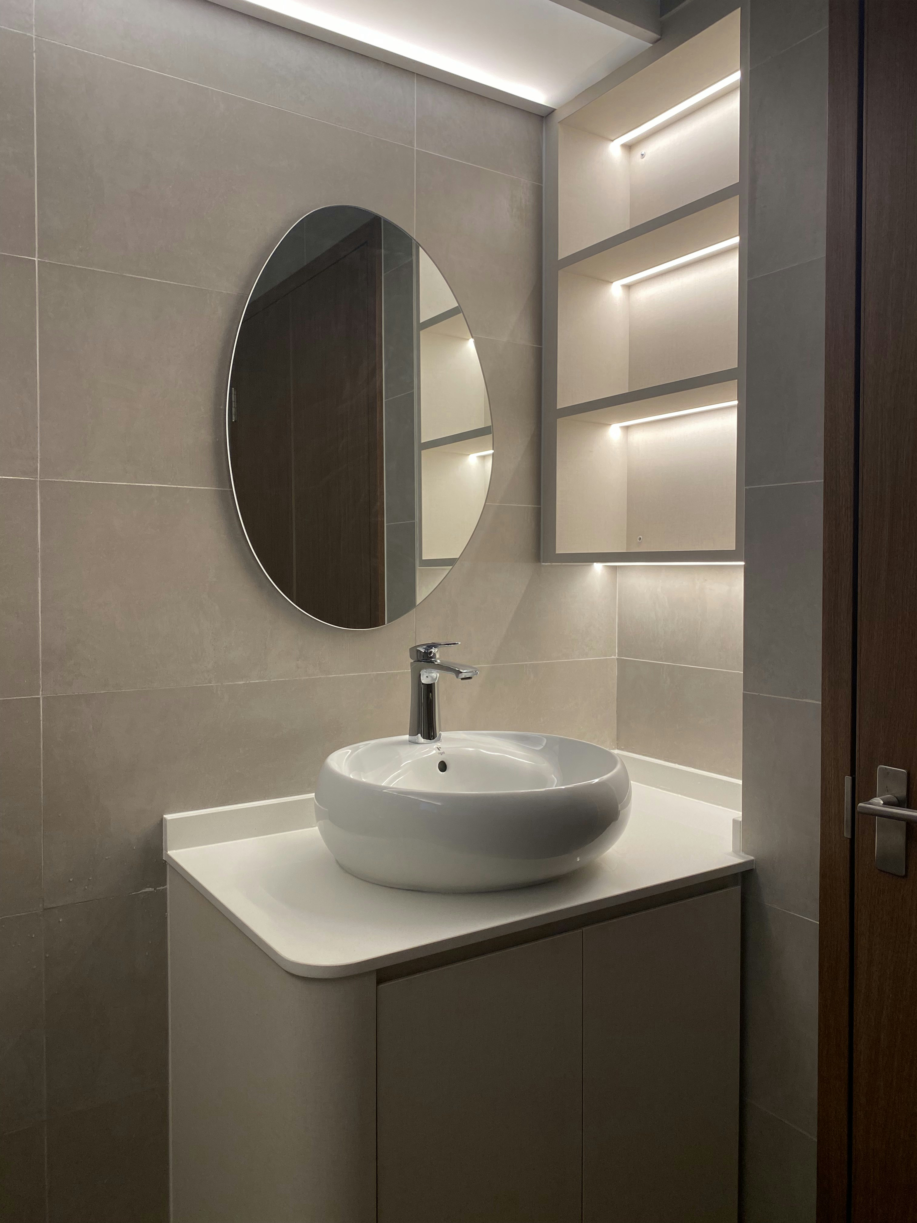 Renders VS Reality: Minimalist Master Bedroom Toilet