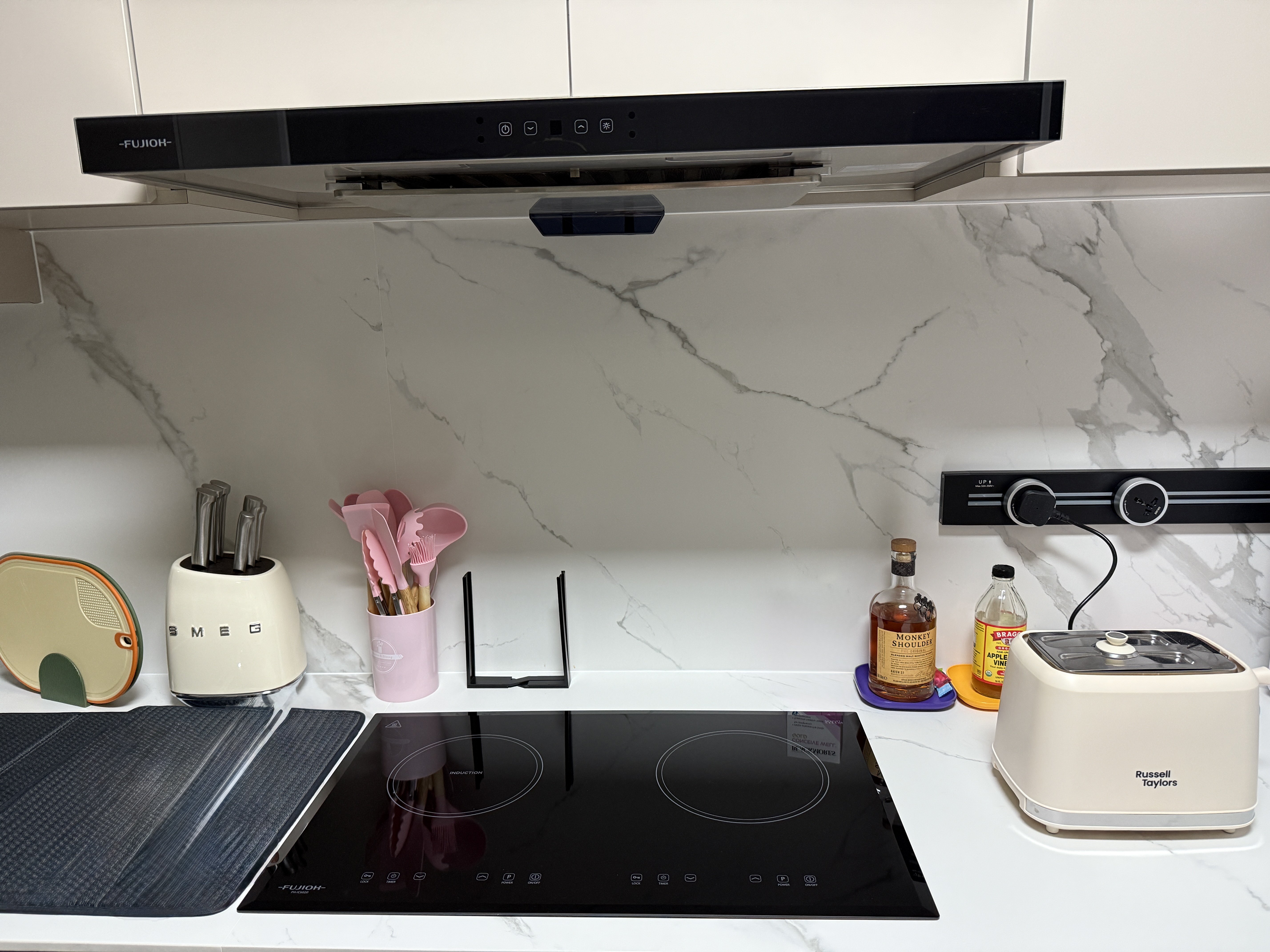 Our kitchen where we spend most of our time at to fill up our tummy~