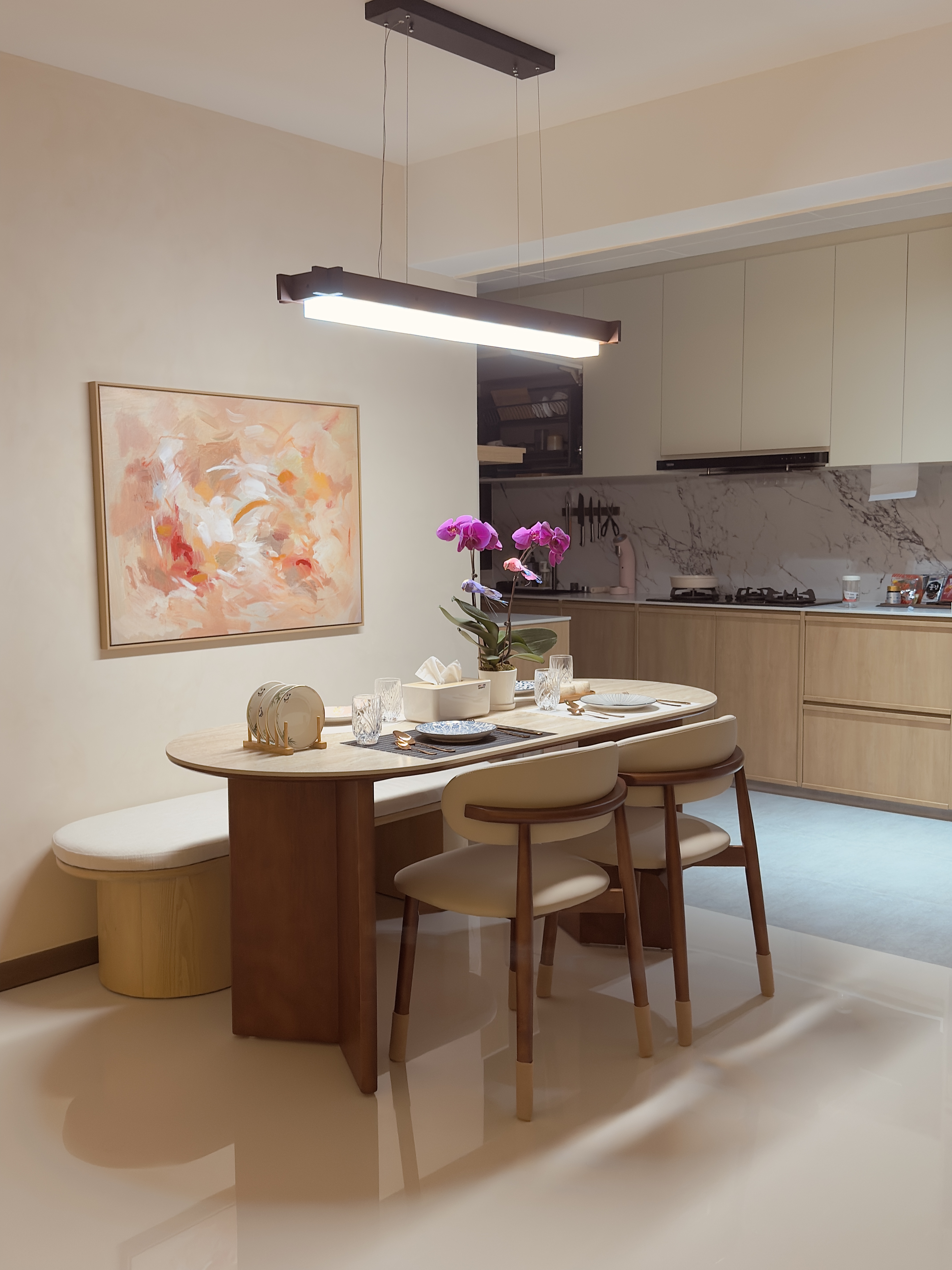 Our Dining space: Hearty conversations to update our Kaypoh database!