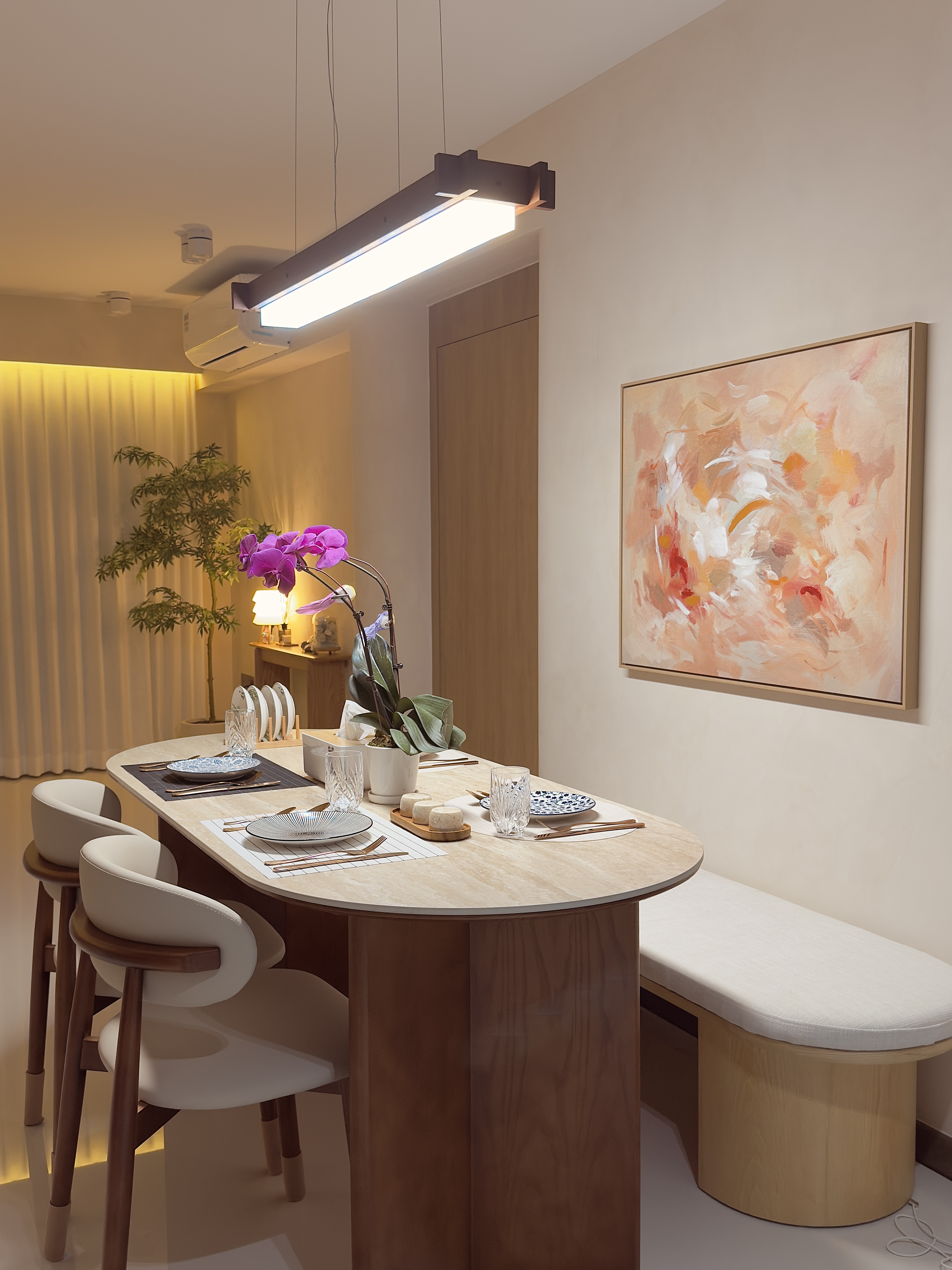 Our Dining space: Hearty conversations to update our Kaypoh database!