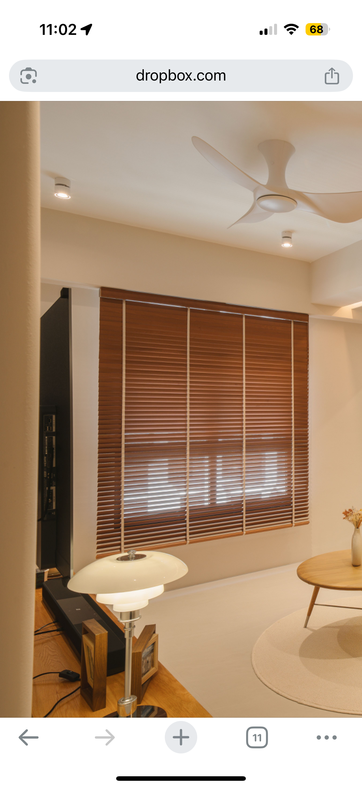 Cosy living room: where we spend the most time