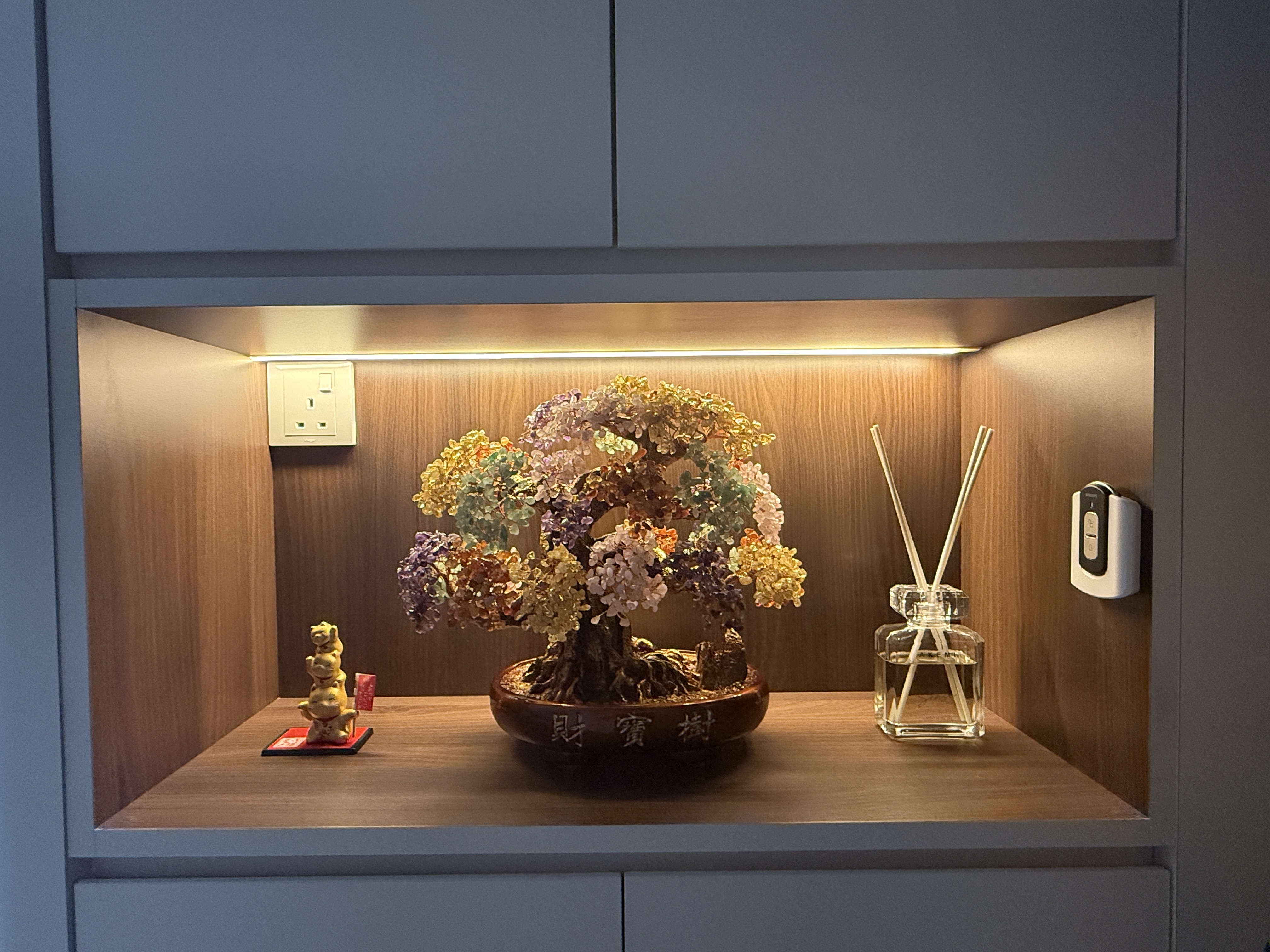 Cozy-entry-way-with-lucky-charms-to-welcome-us-everytime-we-got-home~-