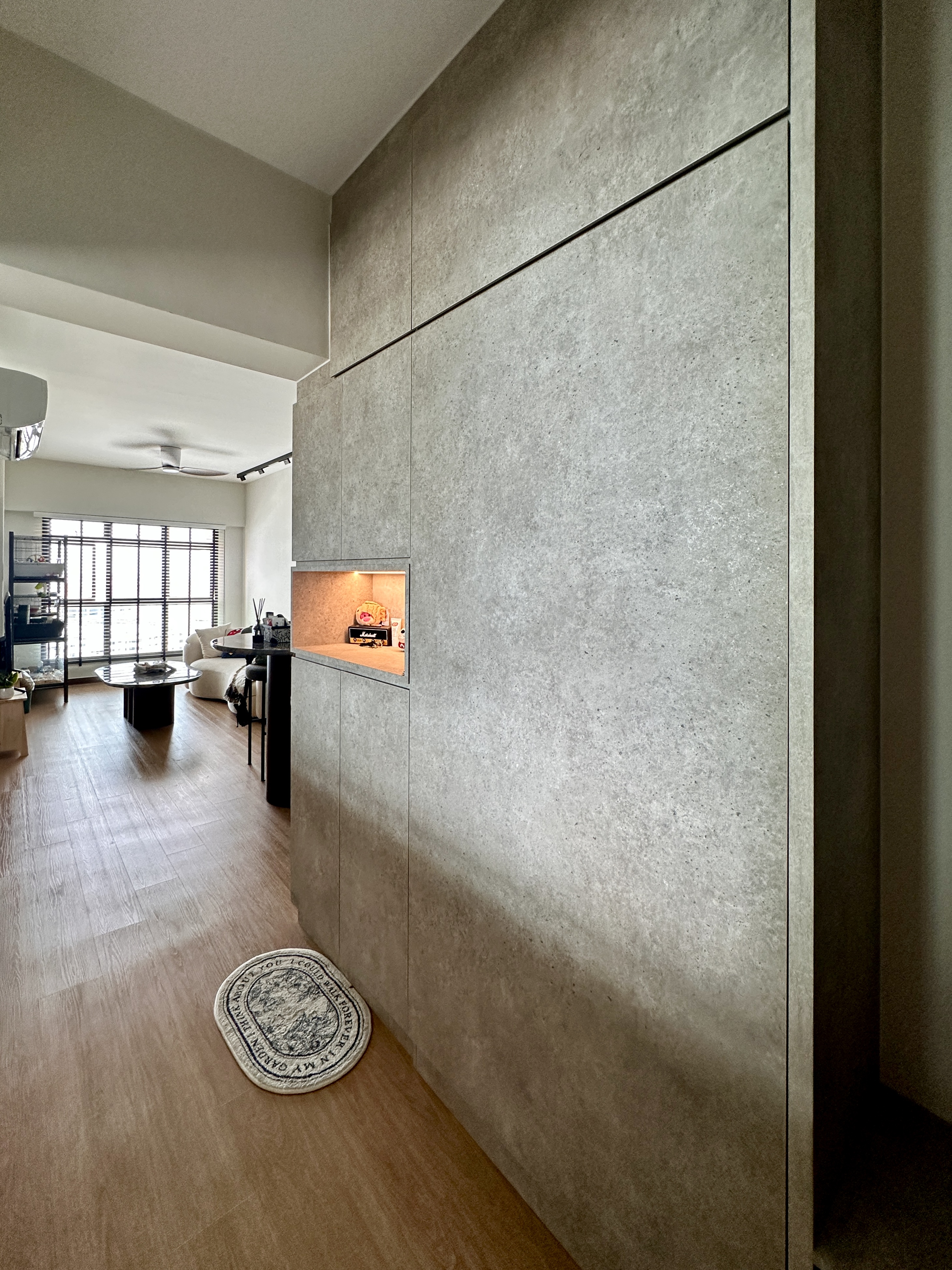 Renders VS Reality | Entryway | 4-room Tampines