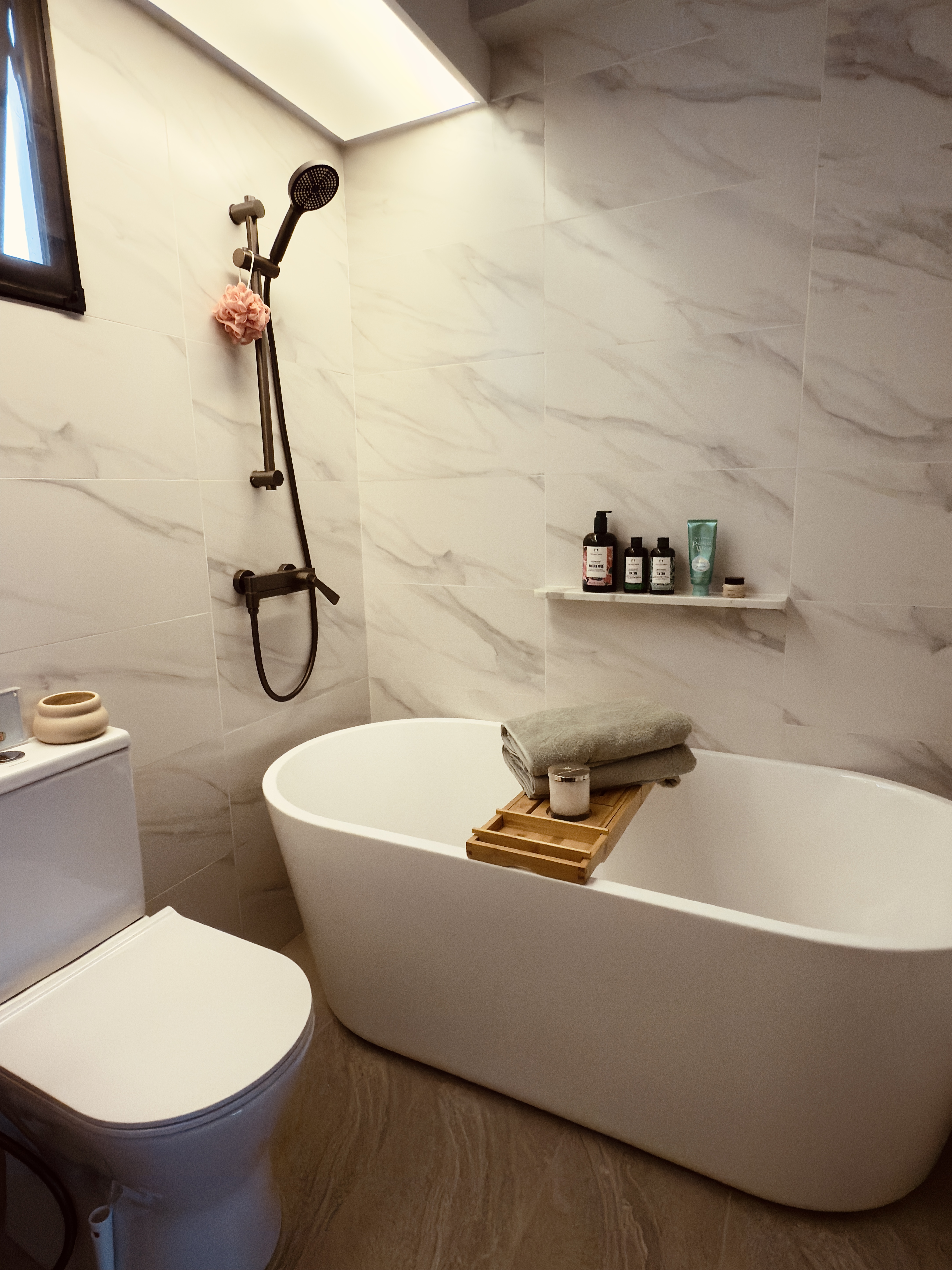 Our-common-and-master-bathroom-primed-for-a-soothing,-self-care-ritual