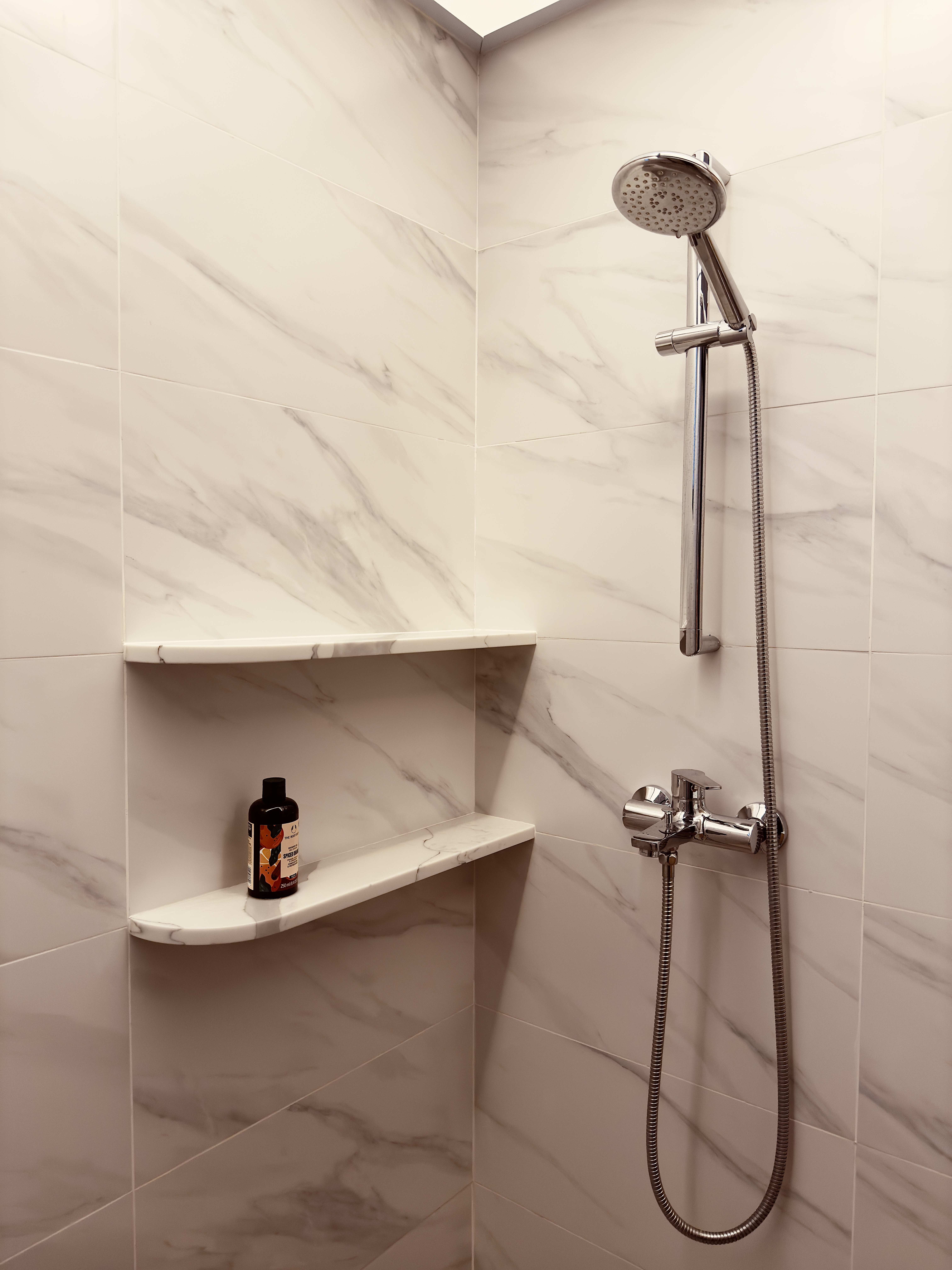 Our common and master bathroom primed for a soothing, self-care ritual
