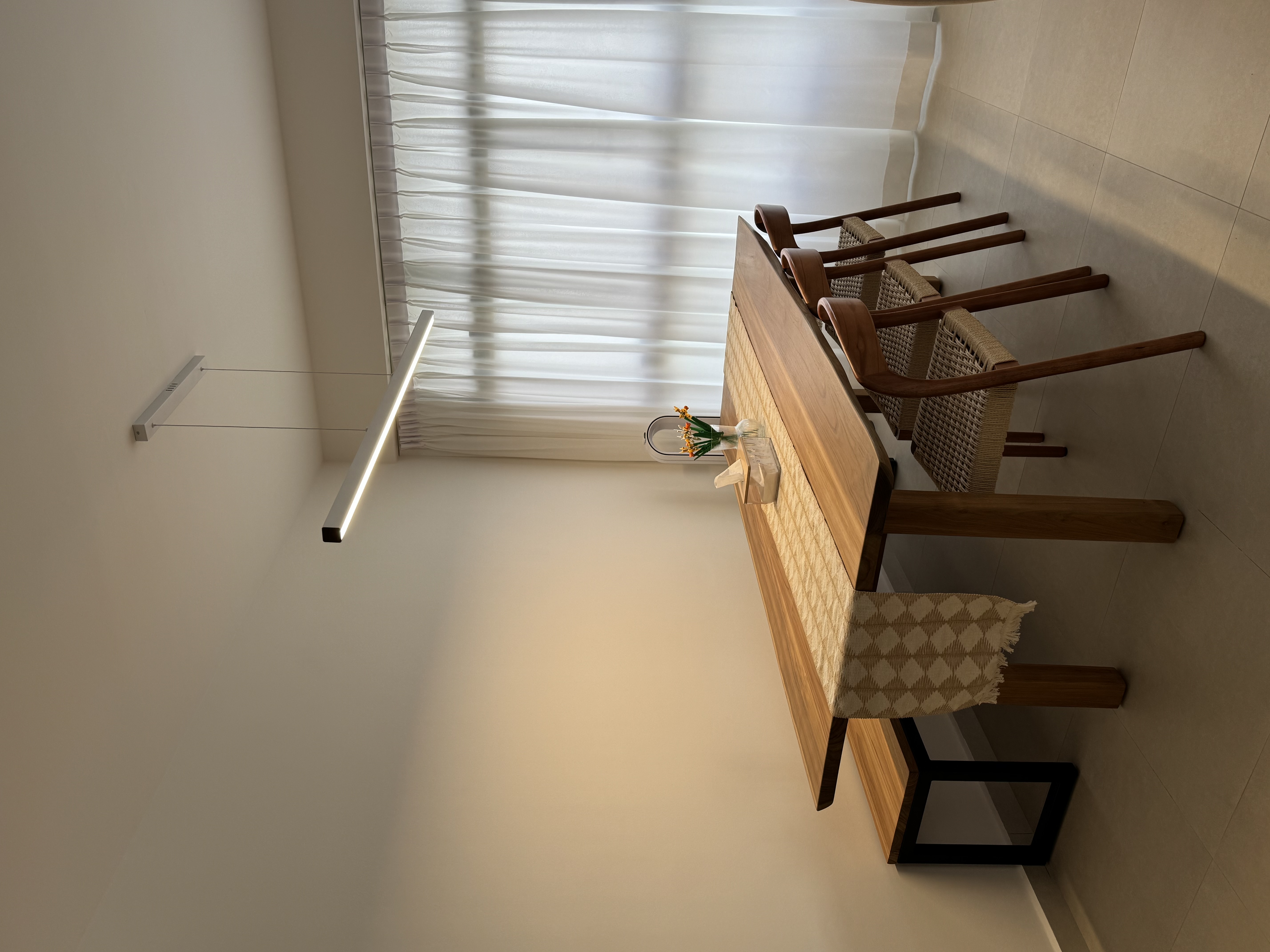 Our simple and cozy dining room